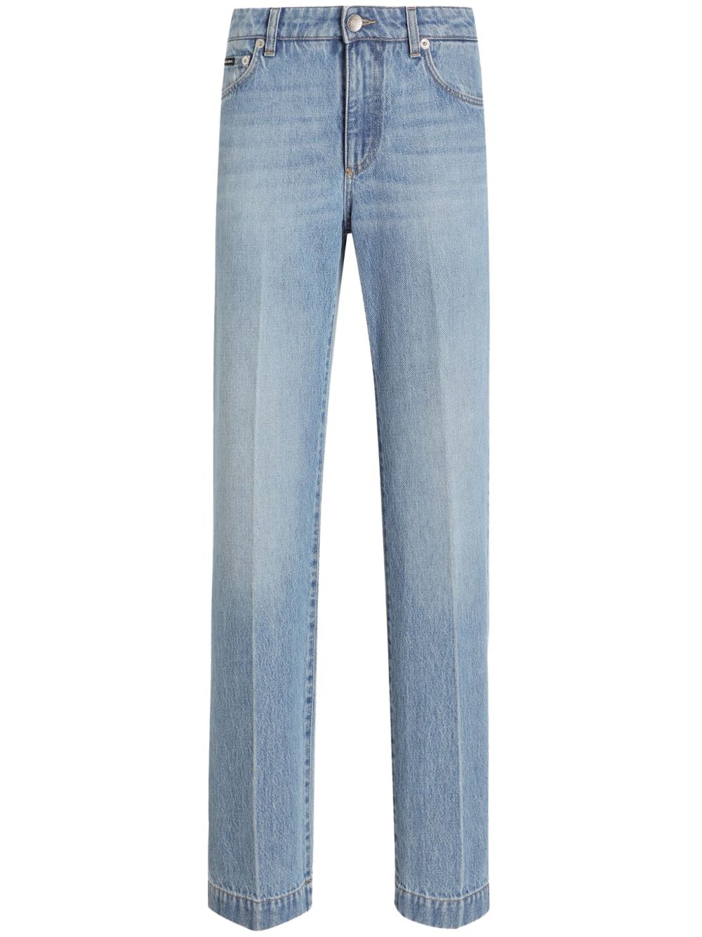 Dolce & Gabbana Denim Loose Jeans With Broken Crease