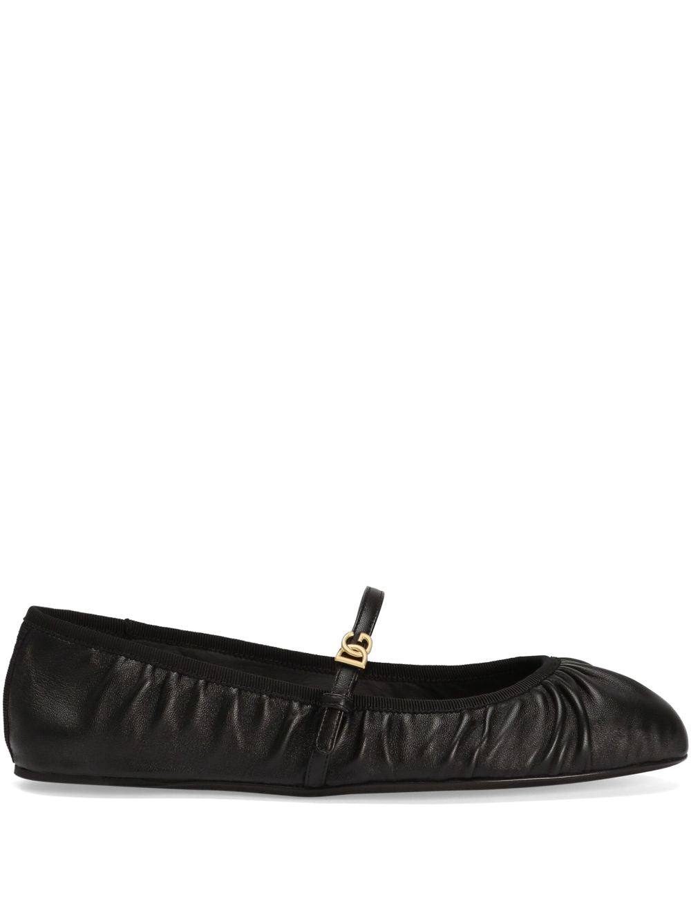 Dolce & Gabbana Leather Nappa Ballet Flats