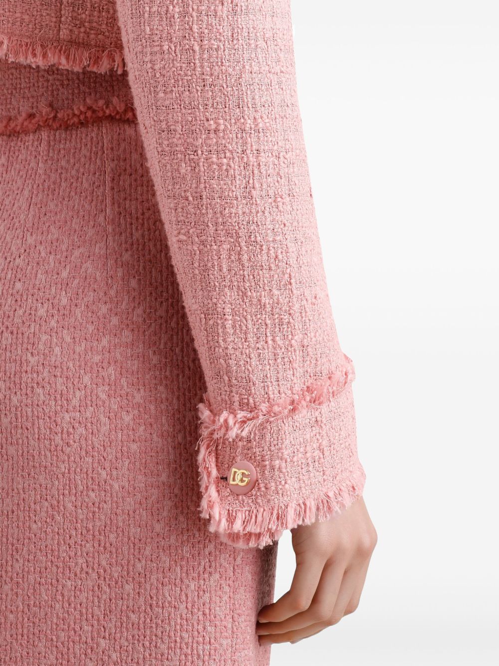 Dolce & Gabbana Raschel Short Tweed Jacket