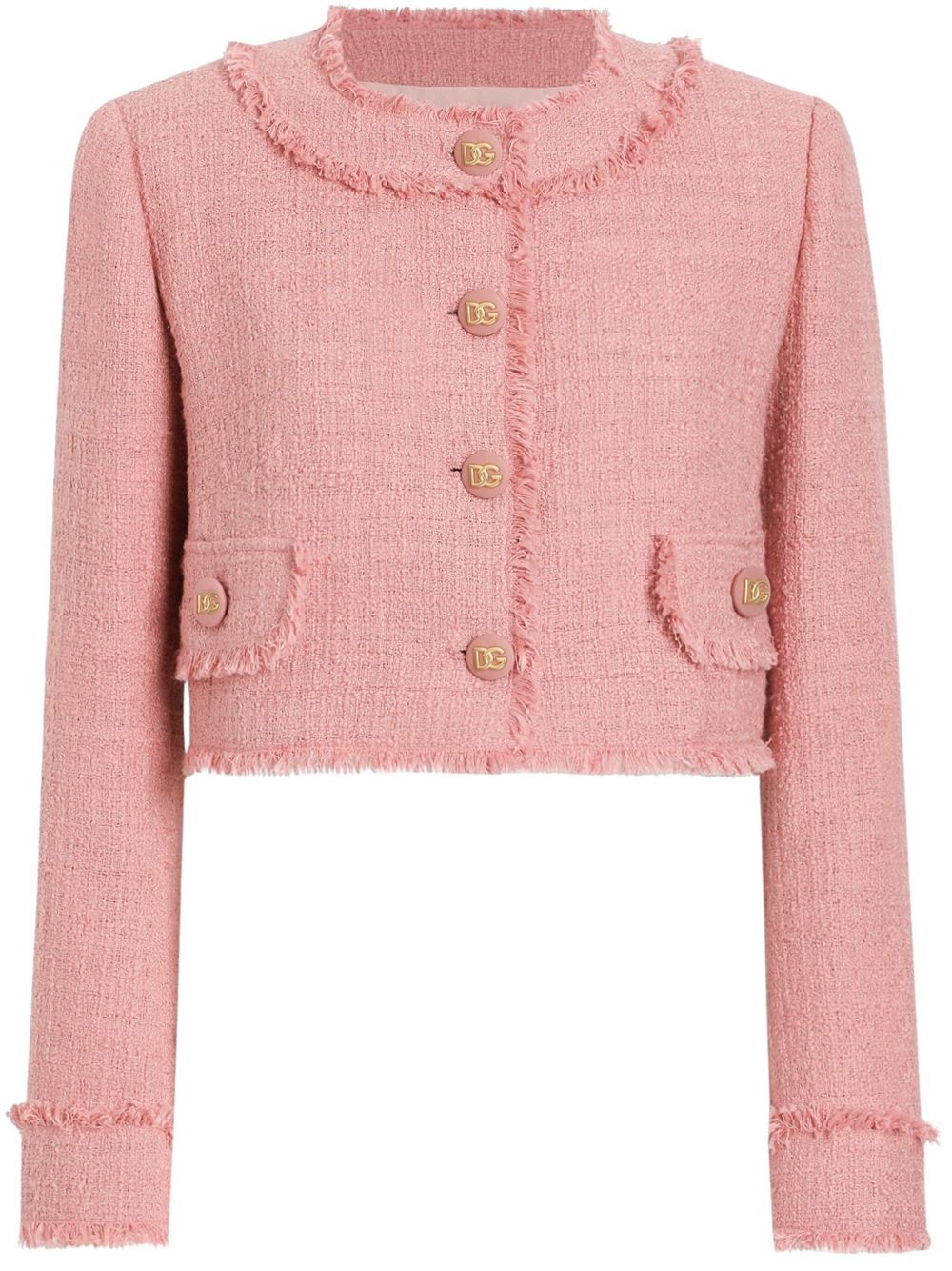 Dolce & Gabbana Raschel Short Tweed Jacket