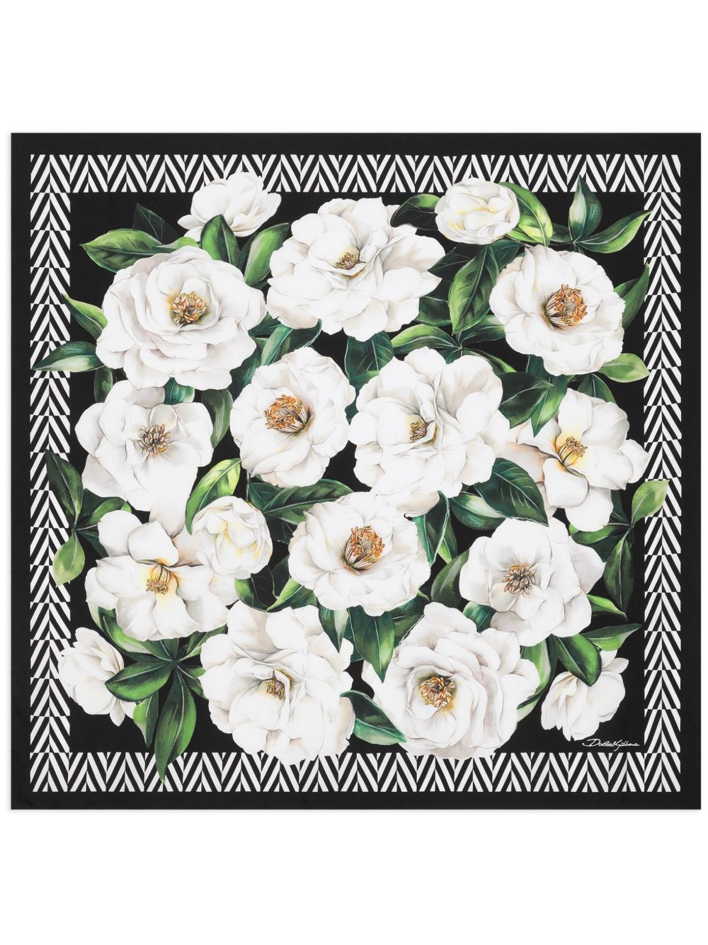 Dolce & Gabbana Black Scarf