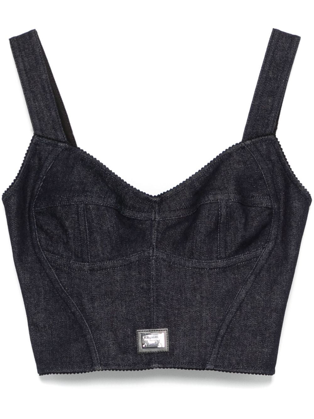 Dolce & Gabbana Denim Corset Top