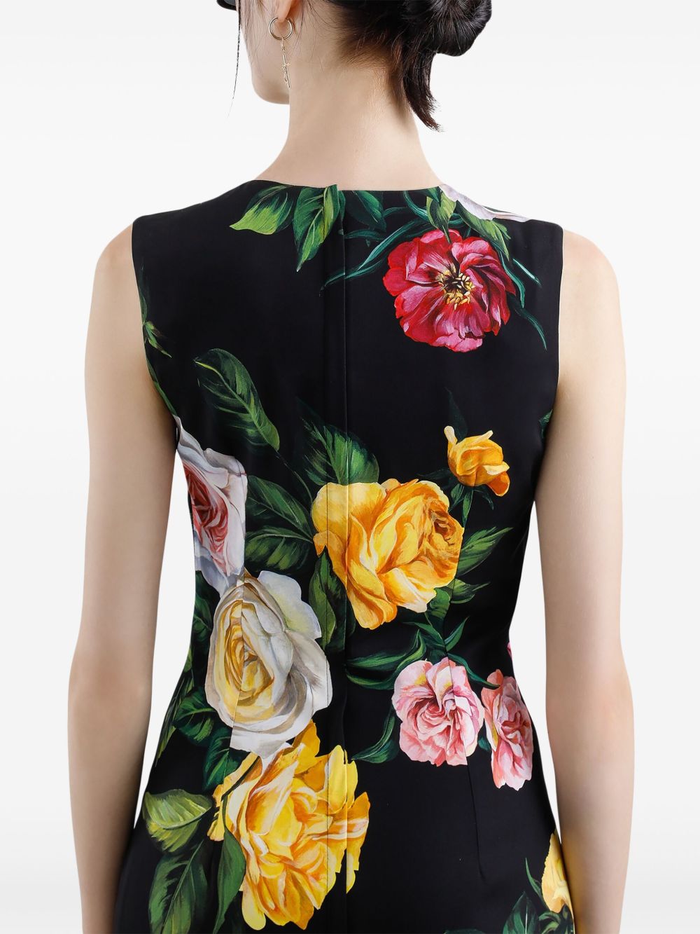 Dolce & Gabbana Floral Print Midi Dress