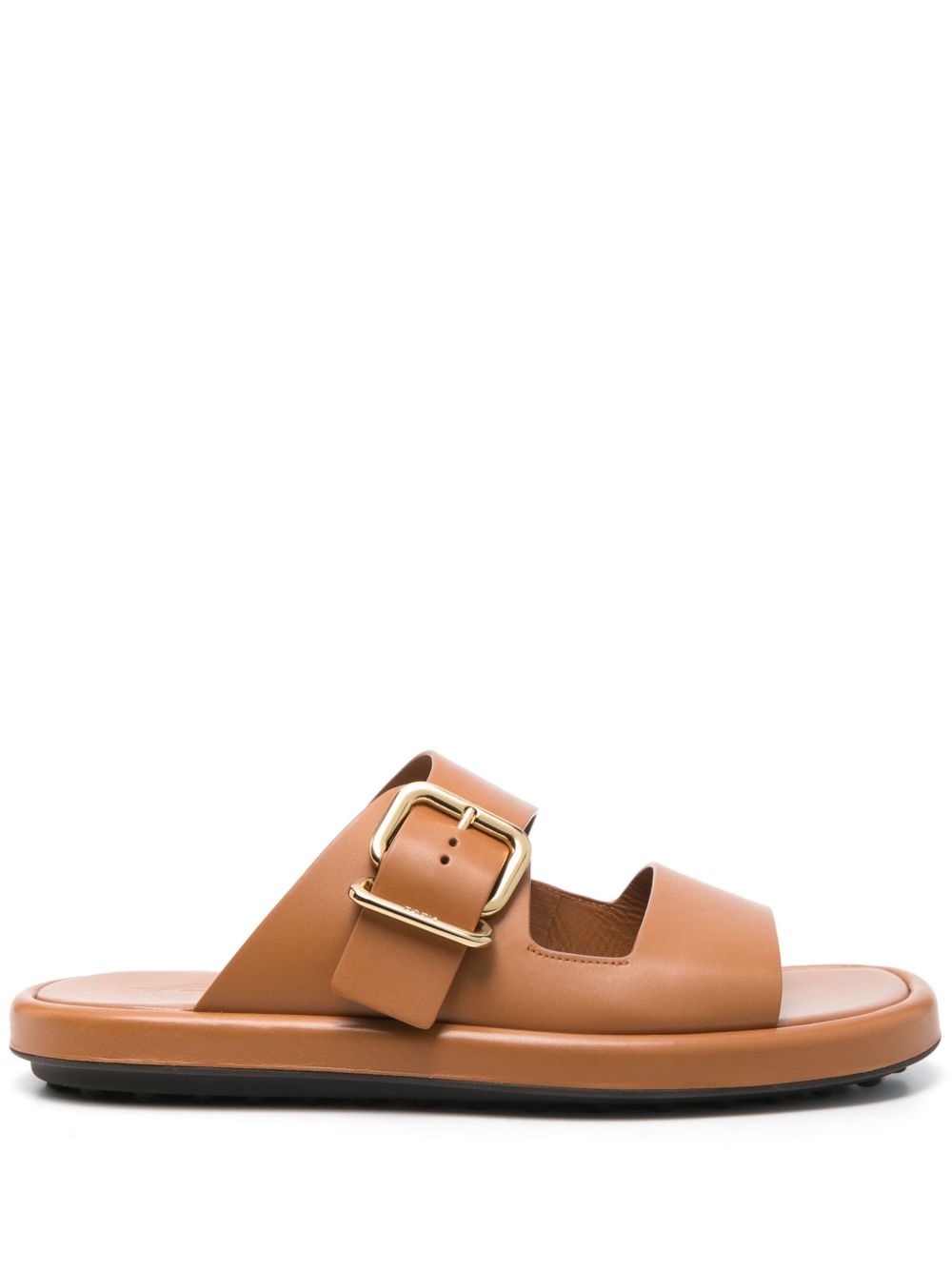 Tods Sandals Brown Leather