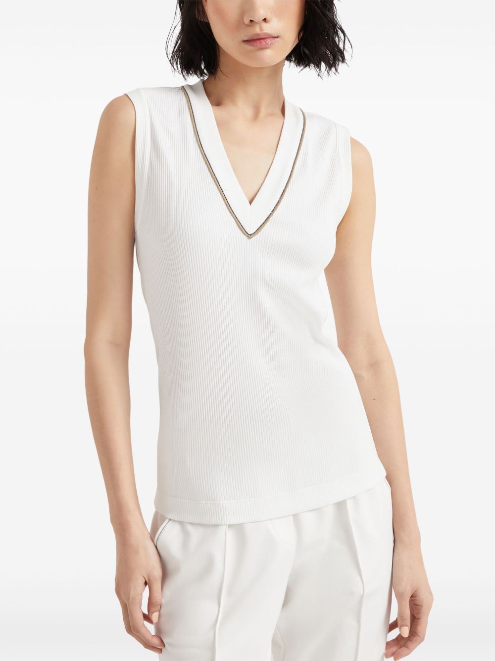 Brunello Cucinelli White Top