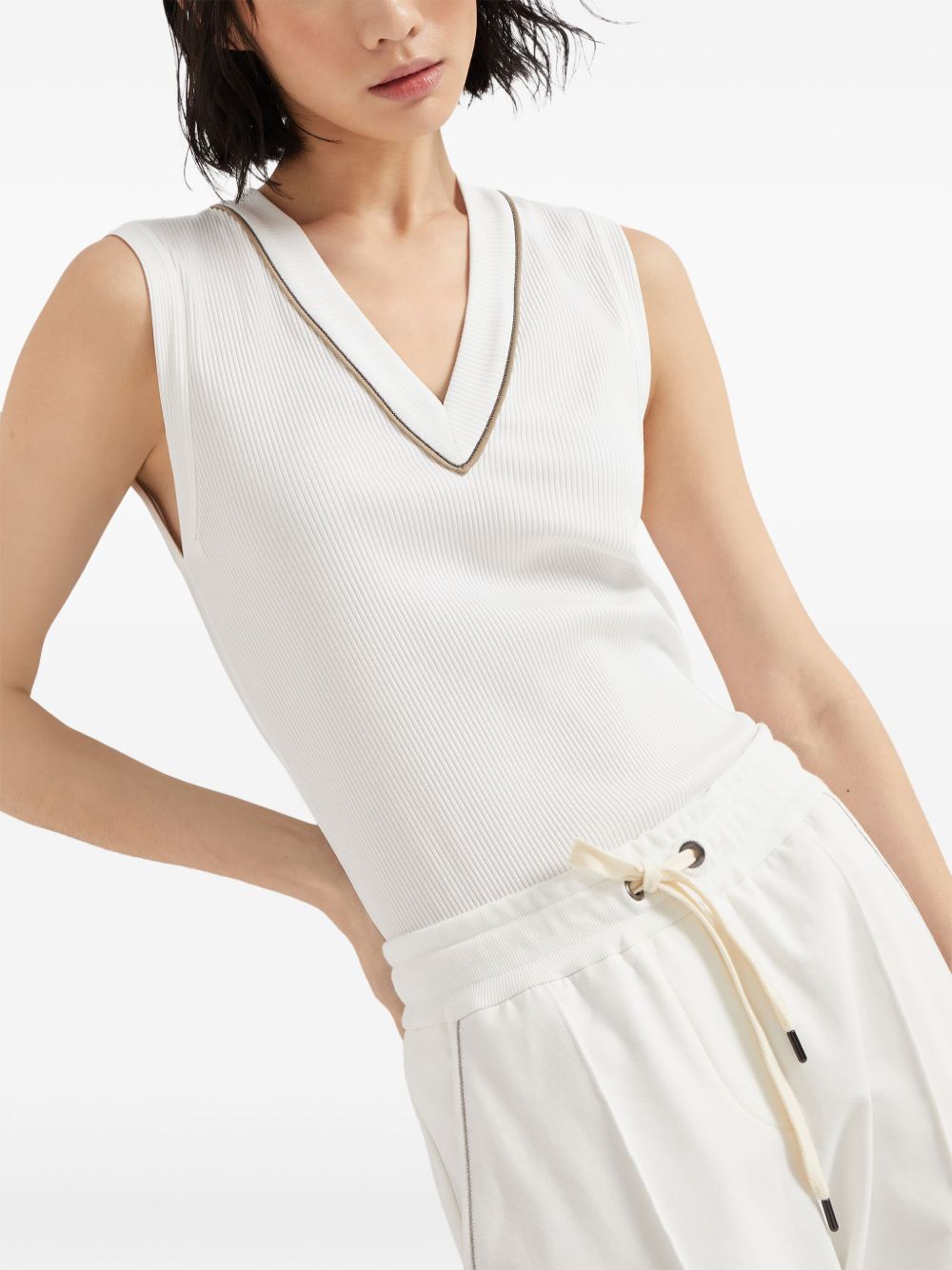 Brunello Cucinelli White Top