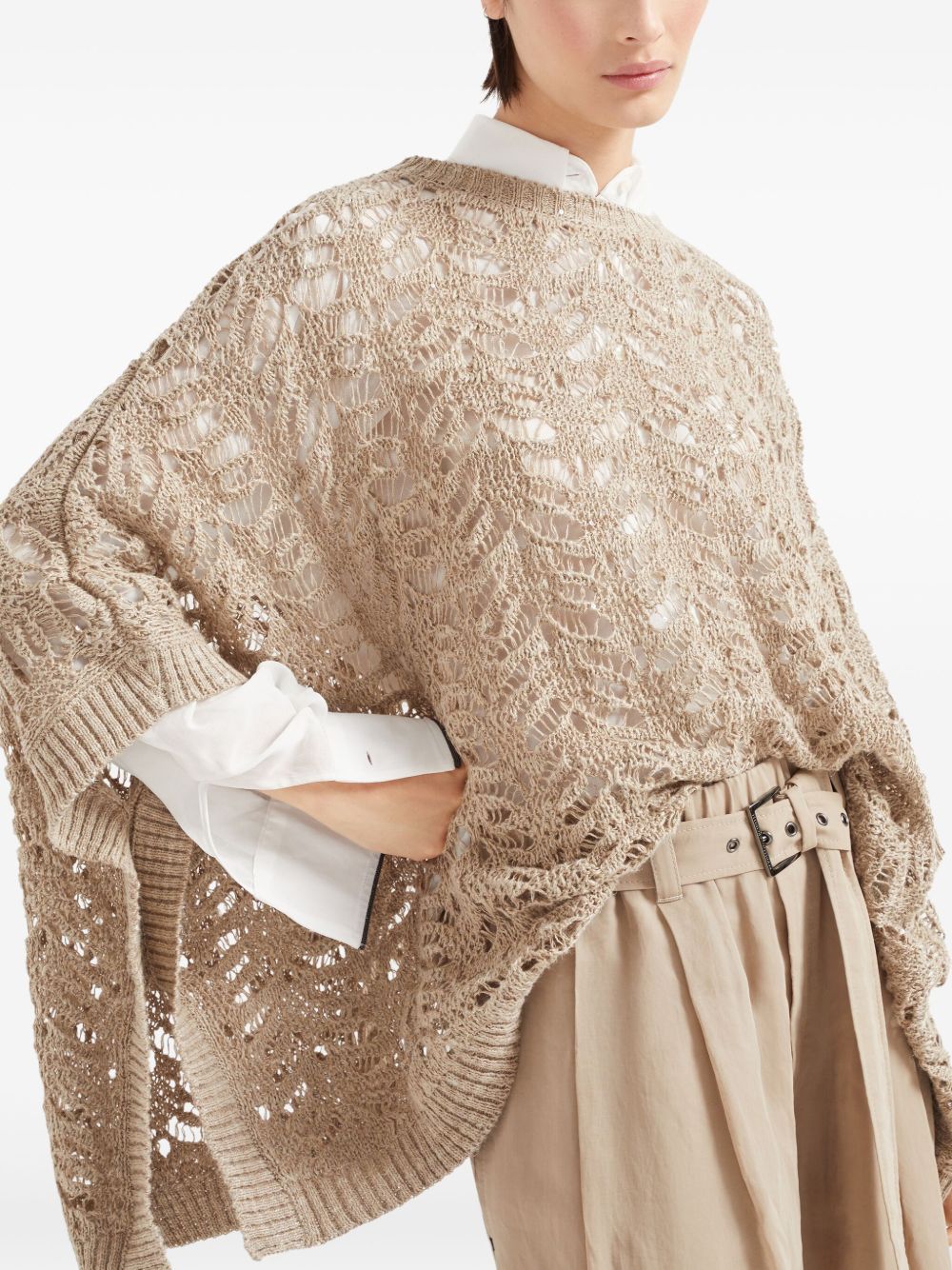 Brunello Cucinelli Beige Sweater