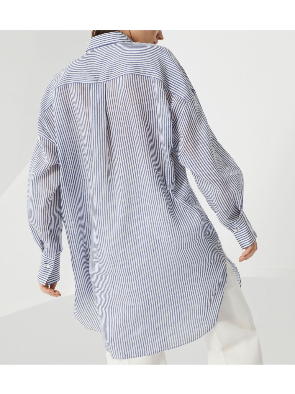 Brunello Cucinelli Clear Blue Shirt