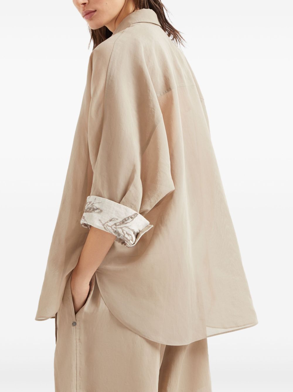 Brunello Cucinelli Beige Shirt