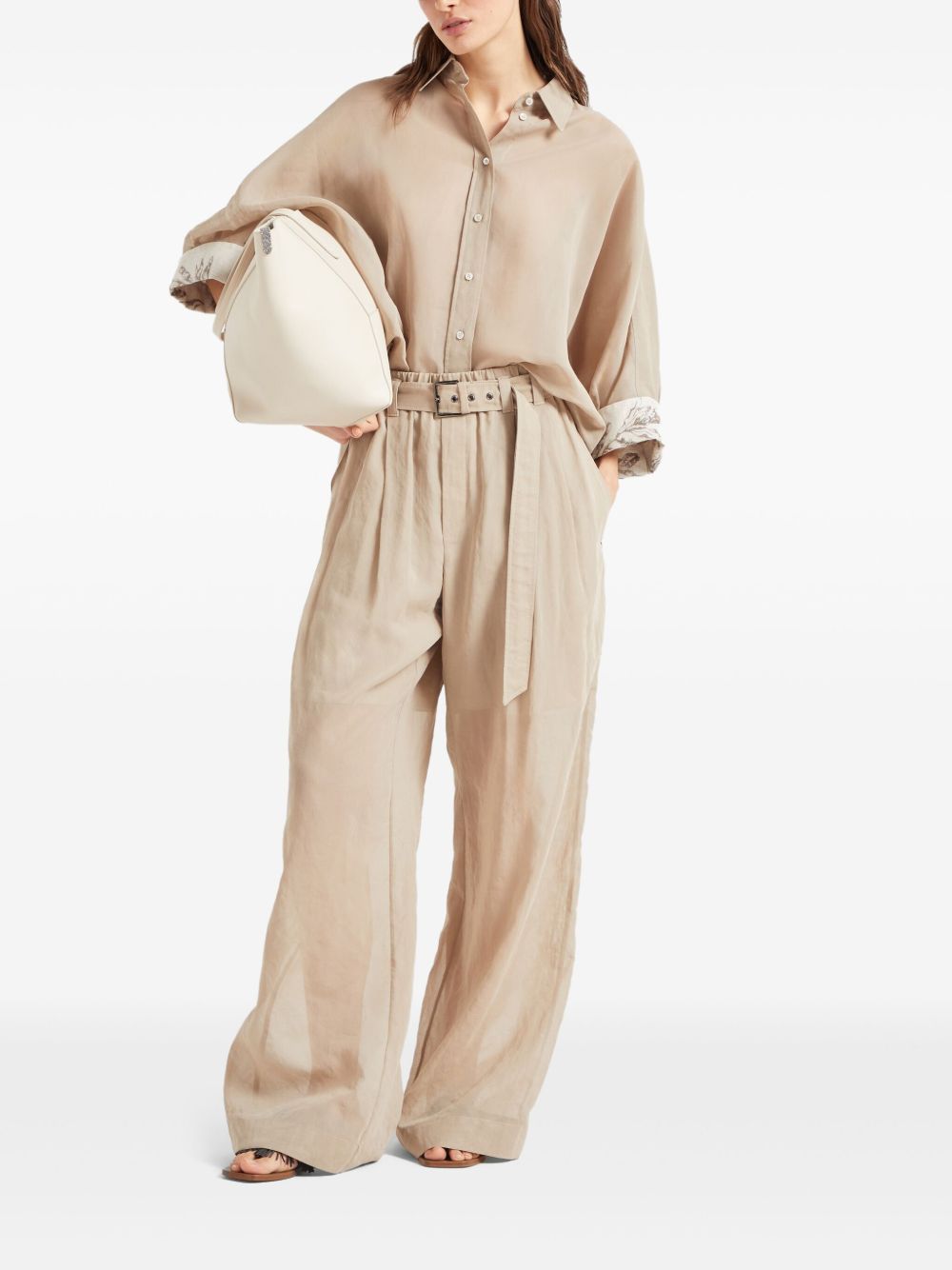 Brunello Cucinelli Beige Shirt