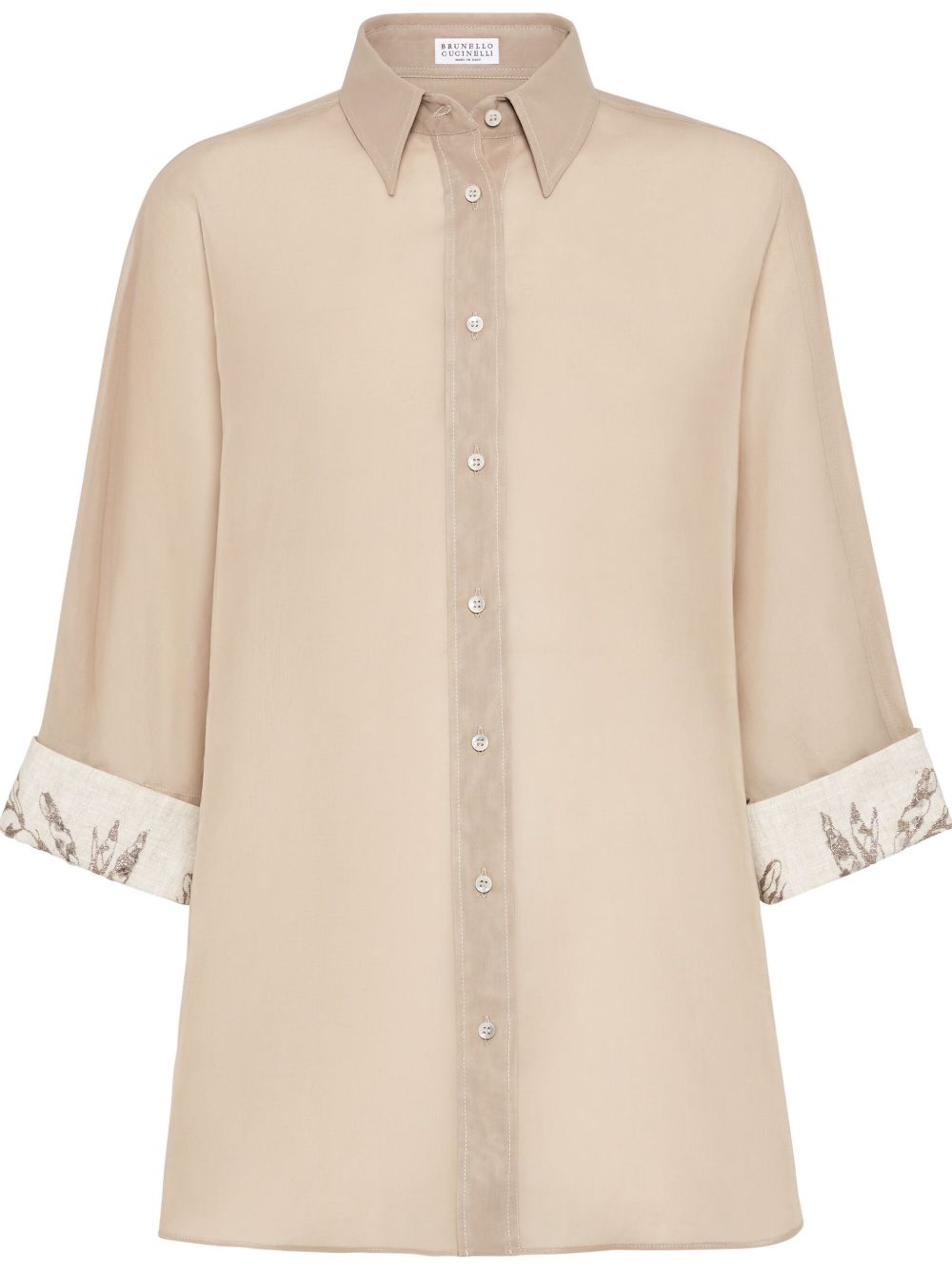 Brunello Cucinelli Beige Shirt