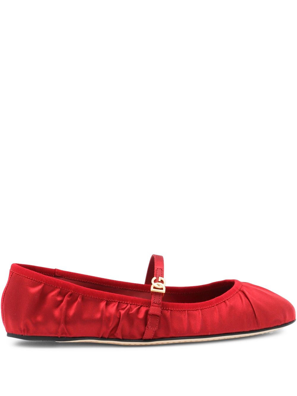 Dolce & Gabbana Flat Red Shoes