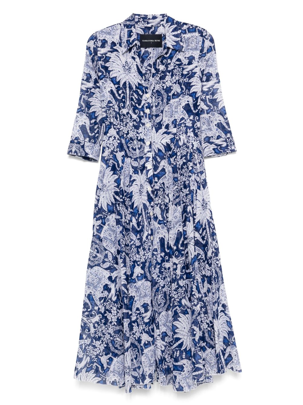Samantha Sung Blue Dress