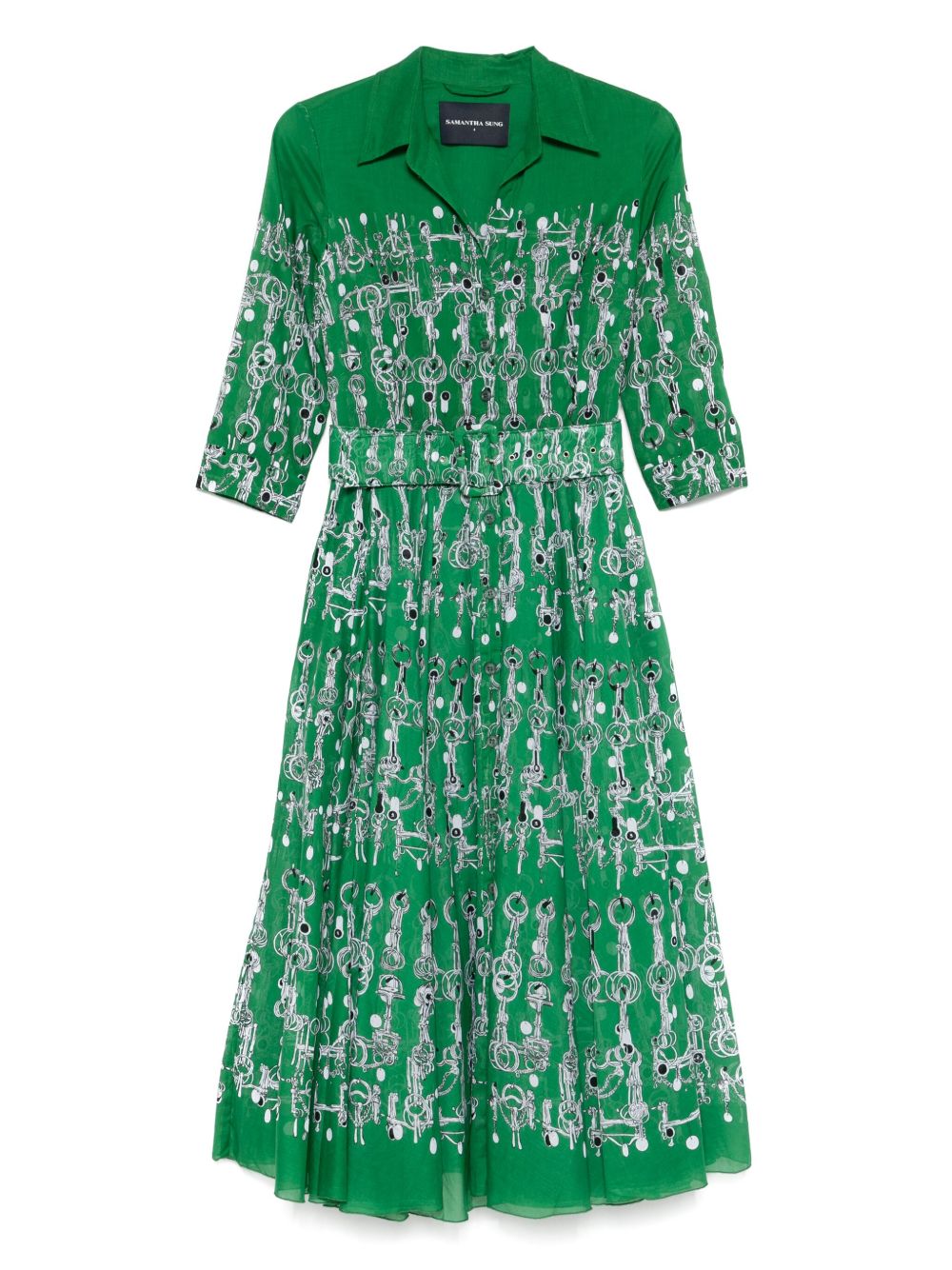 Samantha Sung Green Dress