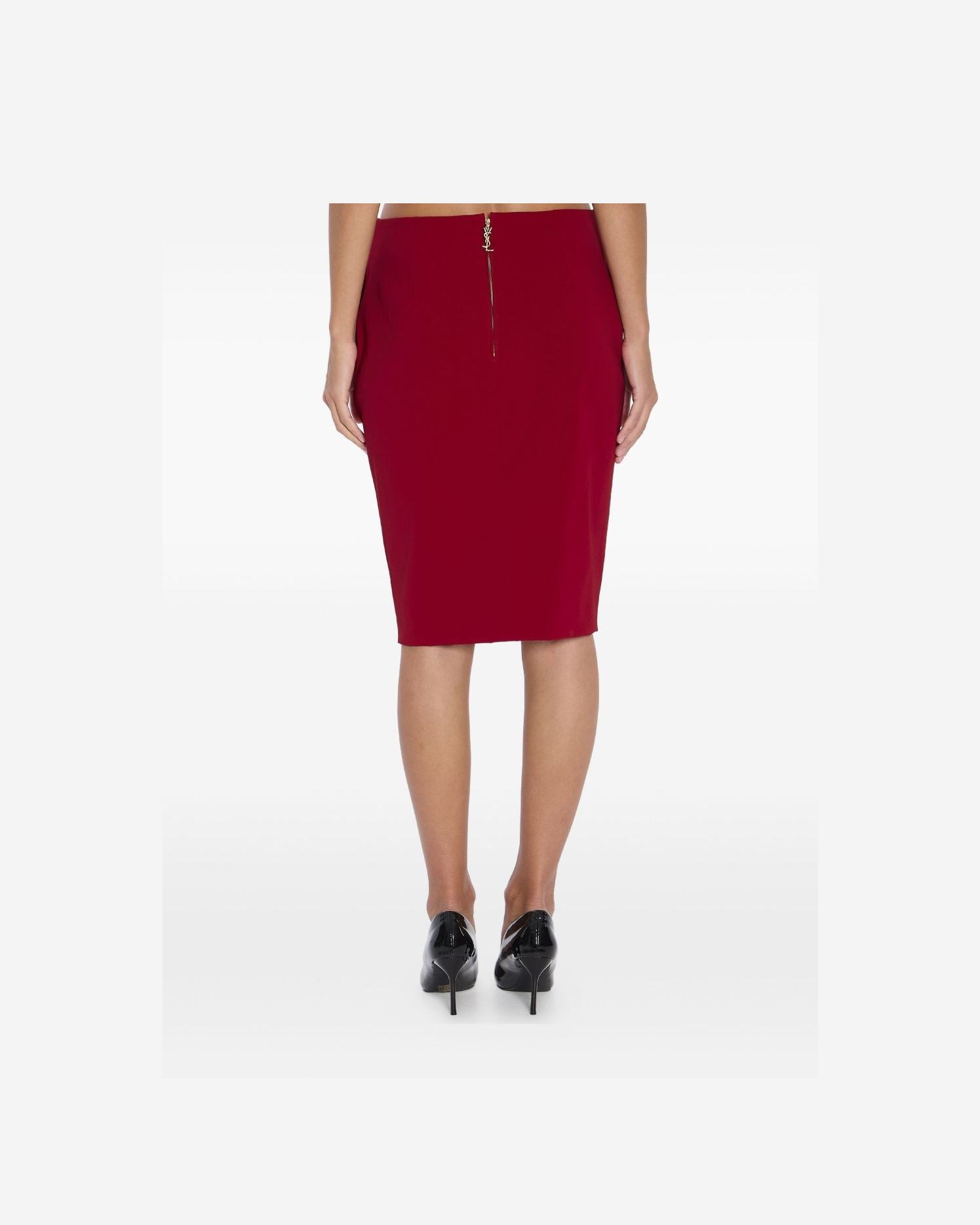 Saint Laurent Straight-hem pencil skirt Glam Steals