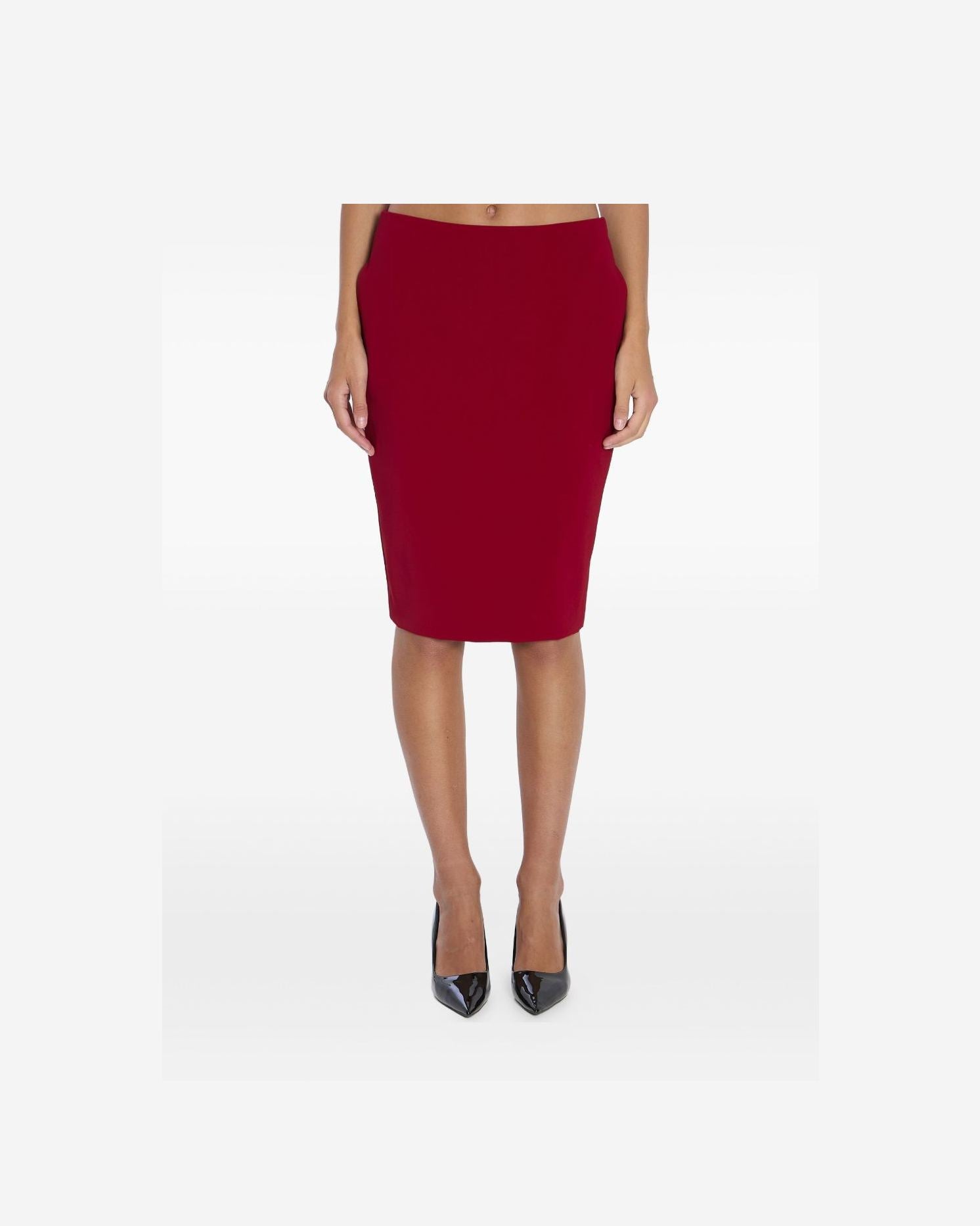 Saint Laurent Straight-hem pencil skirt Glam Steals
