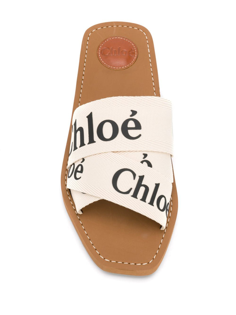 Chloé White Sandals