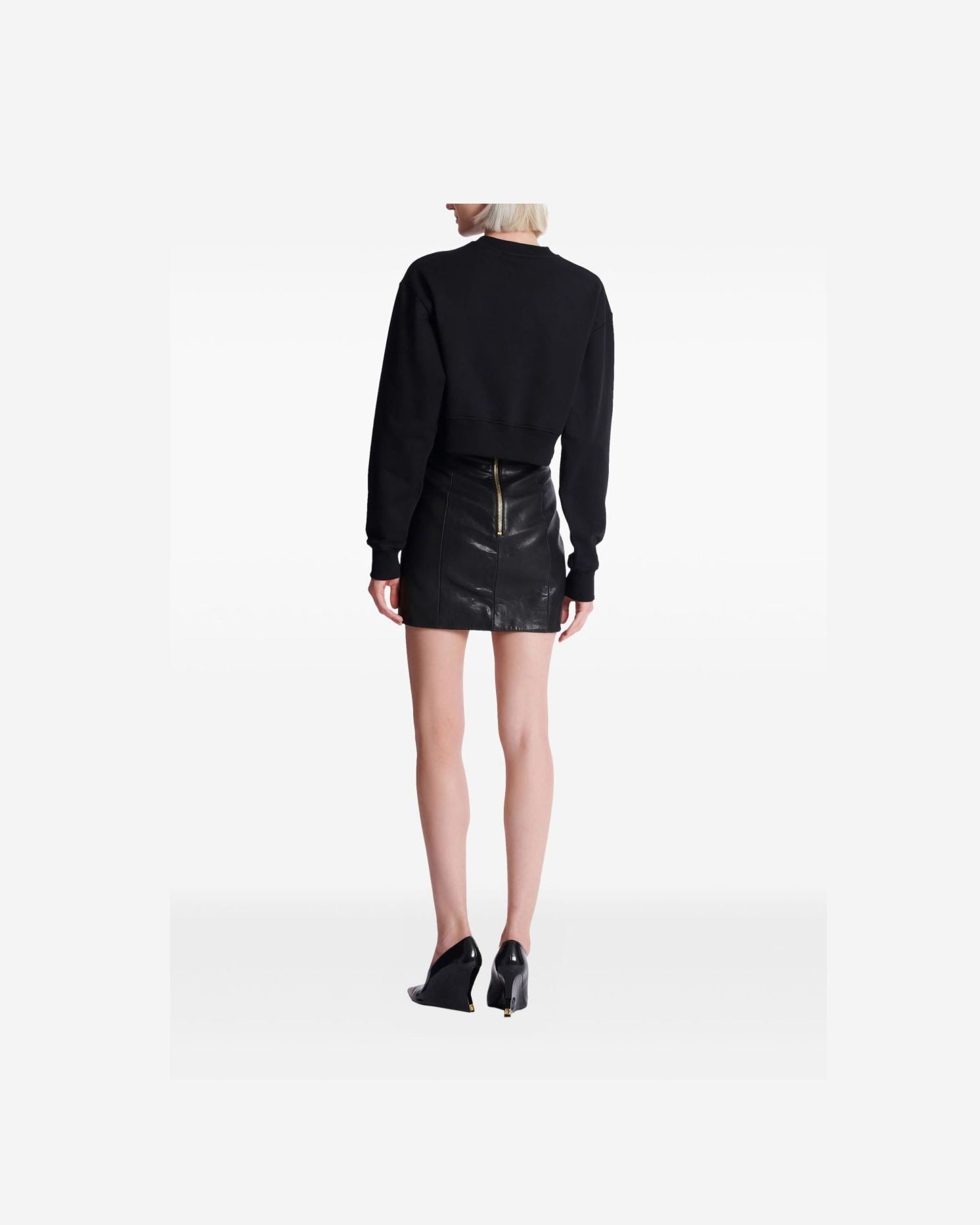 Balmain Black Sweater Glam Steals