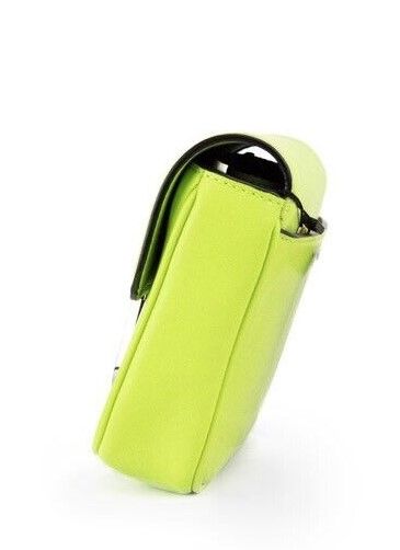 Marc Jacobs The J Marc Glow Smooth Leather Shoulder Crossbody Green Handbag