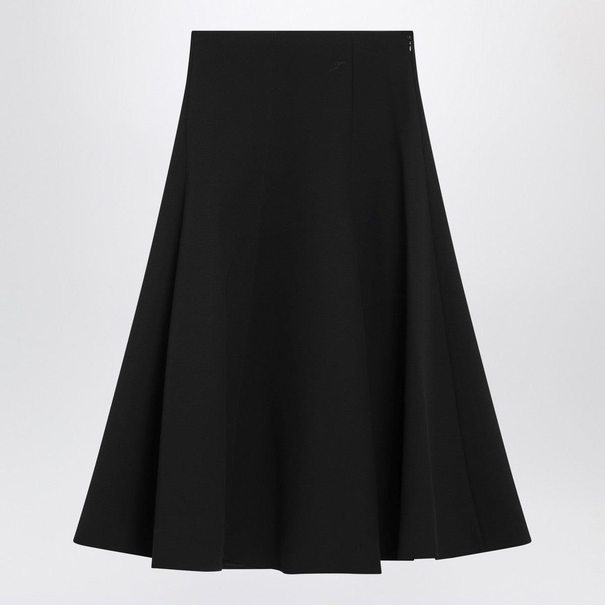 JACQUEMUS Black flared wool skirt Glam Steals