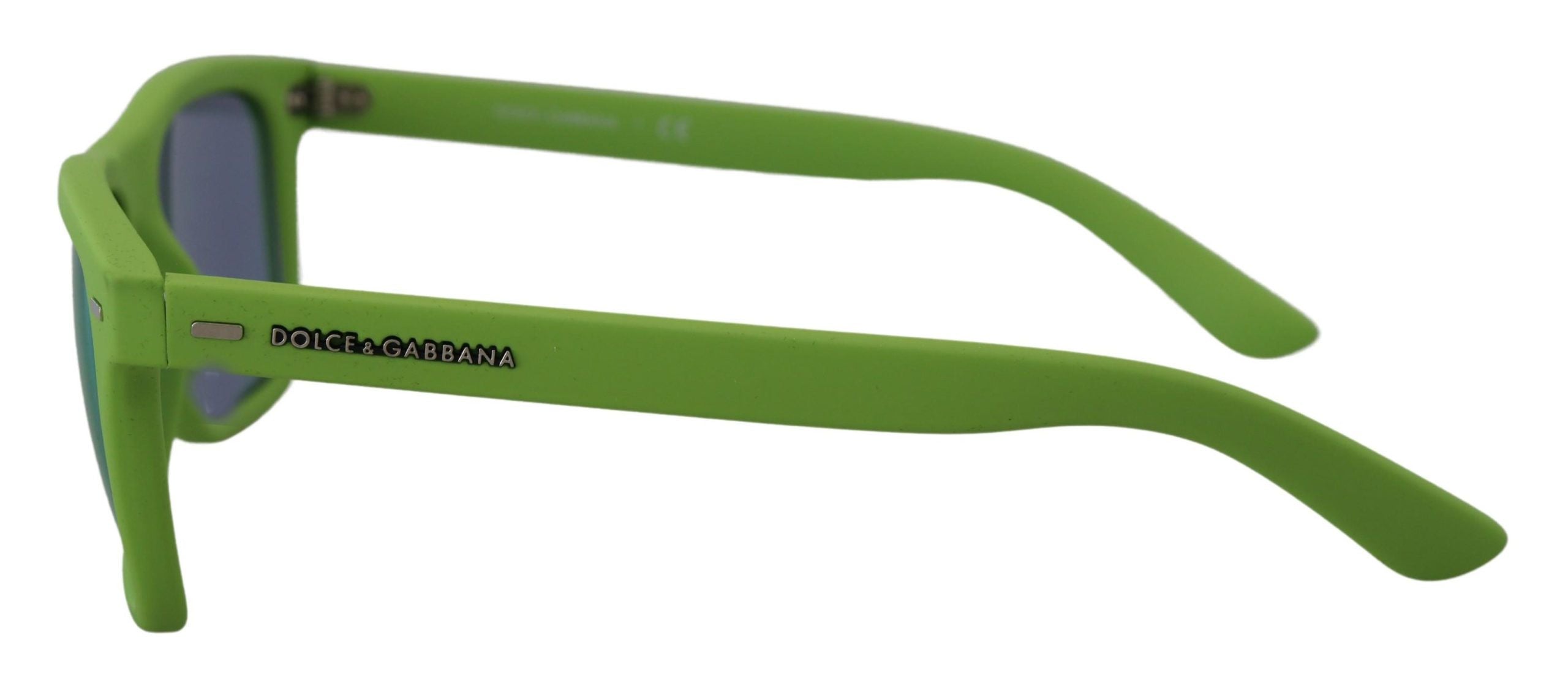 Dolce & Gabbana Acid Chic Full Rim Green Sunglasses