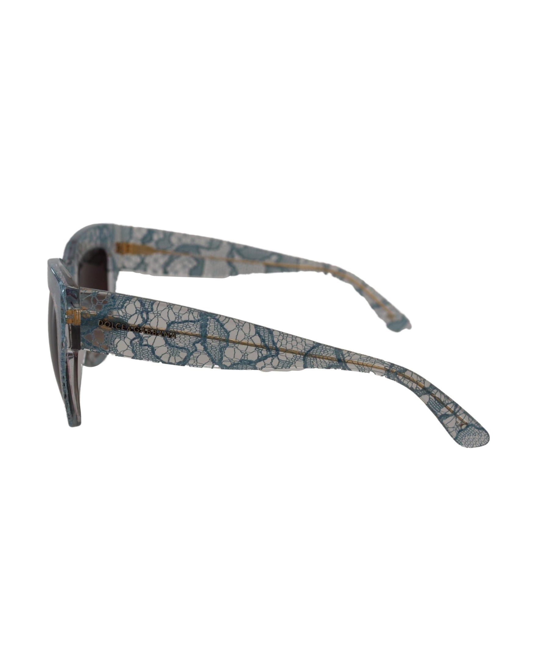 Dolce & Gabbana Blue Lace and Acetate Crystal Butterfly Dg4231 Sunglasses Glam Steals