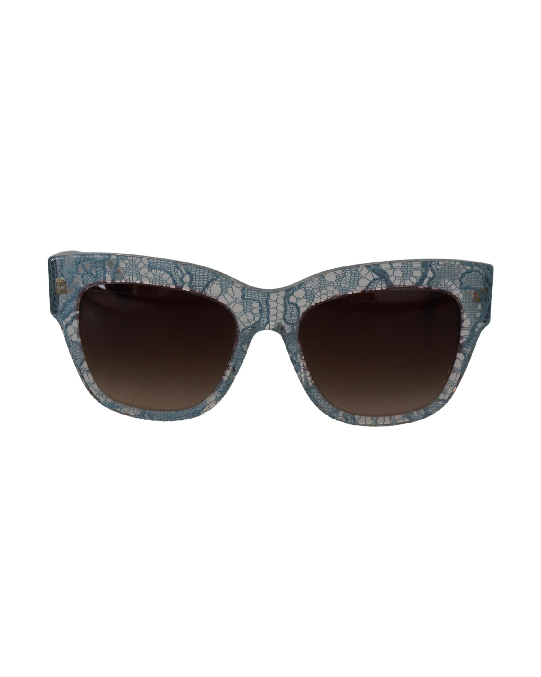 Dolce & Gabbana Blue Lace and Acetate Crystal Butterfly Dg4231 Sunglasses Glam Steals