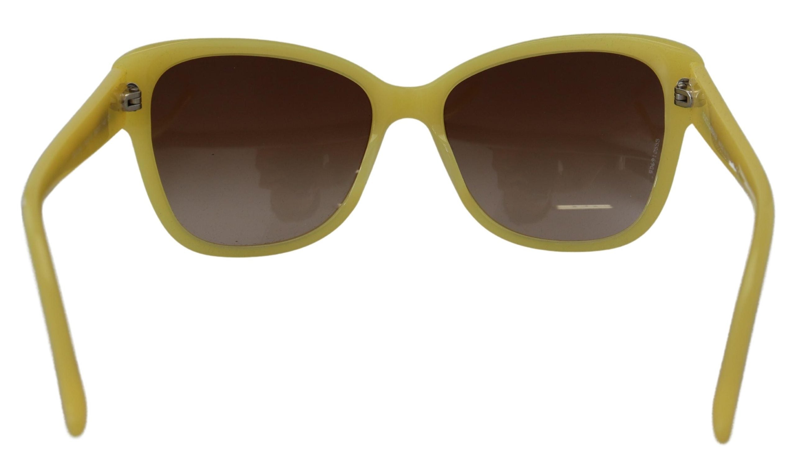 Dolce & Gabbana Yellow Acetate Frame Stars Embellishment Sunglasses Glam Steals