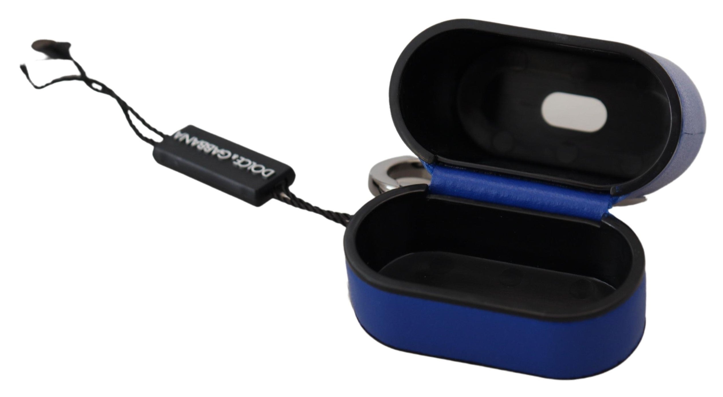Dolce & Gabbana Elegant Leather Airpods Blue Case