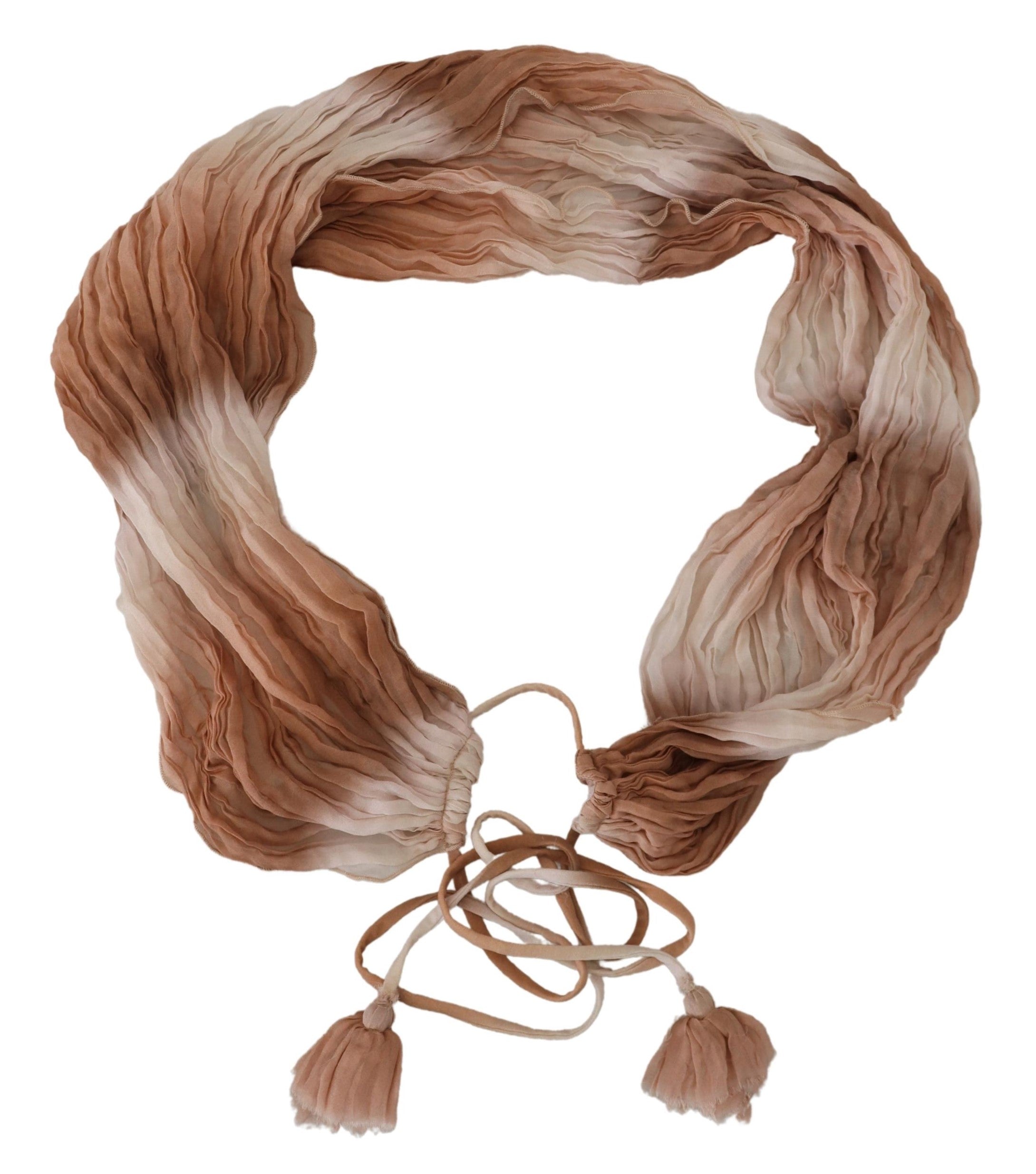 Ermanno Scervino Chic Silk Wrap Shawl Multicolor Scarf