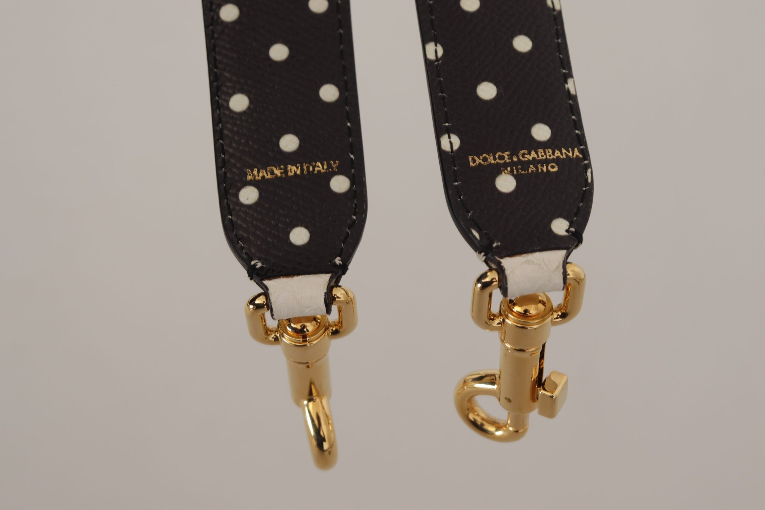 Dolce & Gabbana Elegant Leather Shoulder Strap White Accessory