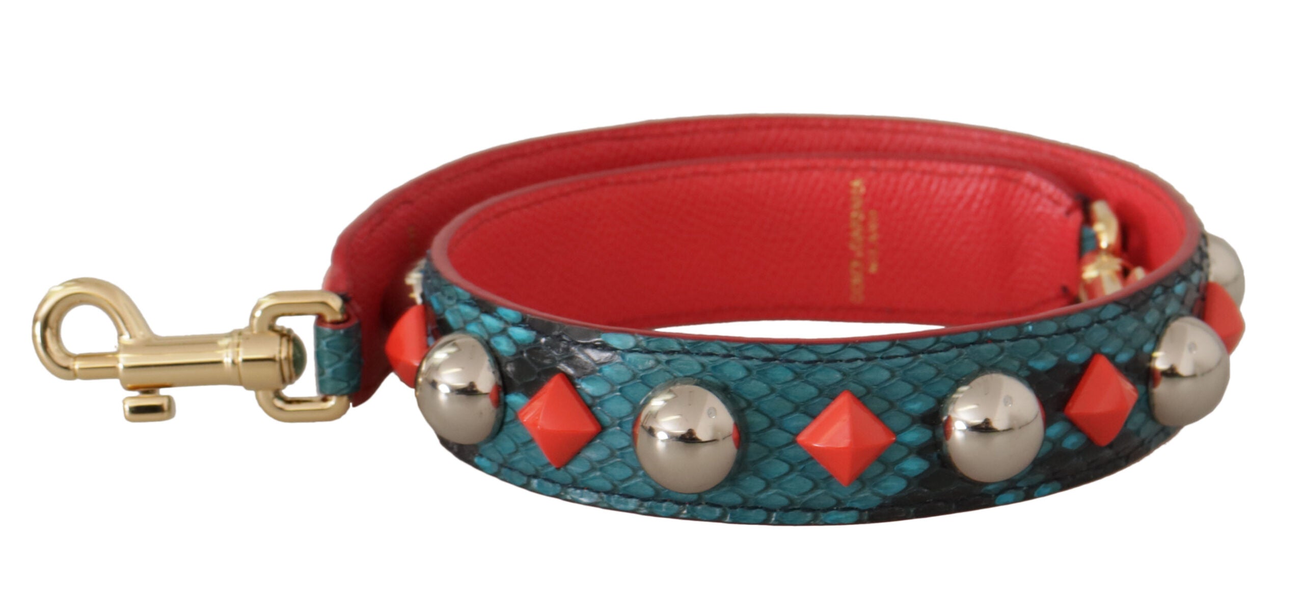 Dolce & Gabbana Emerald Leather Shoulder Green Strap