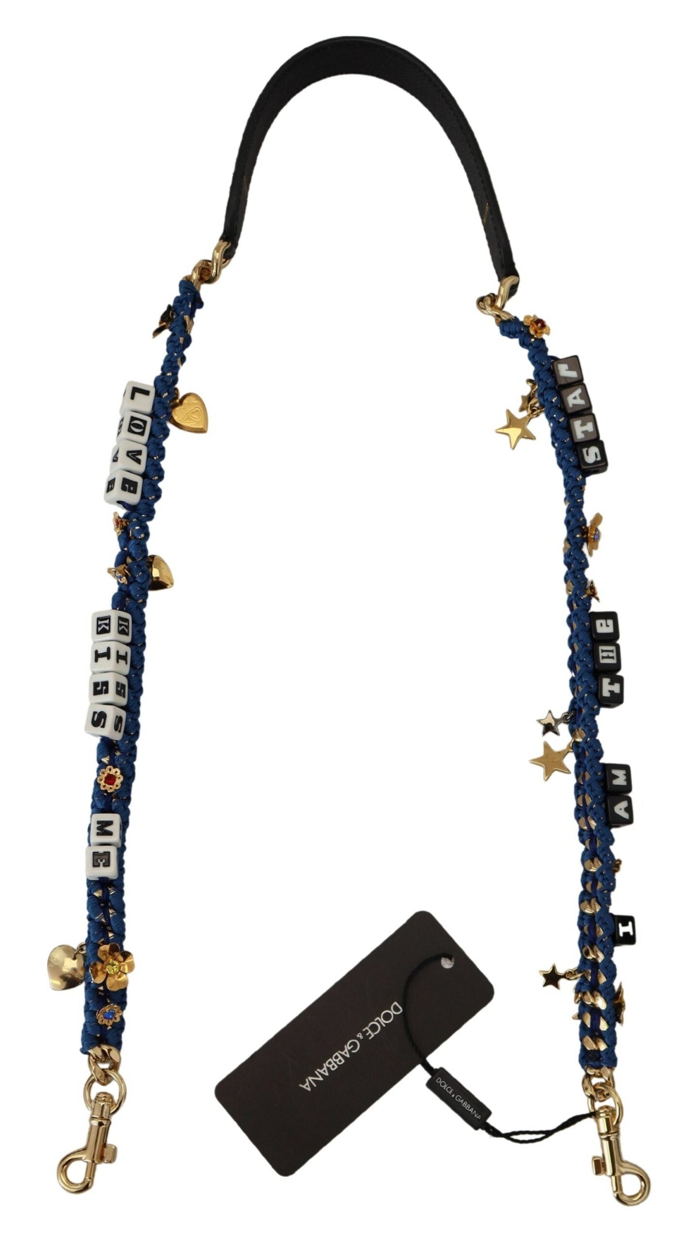 Dolce & Gabbana Lux Leather Shoulder Multicolor Strap