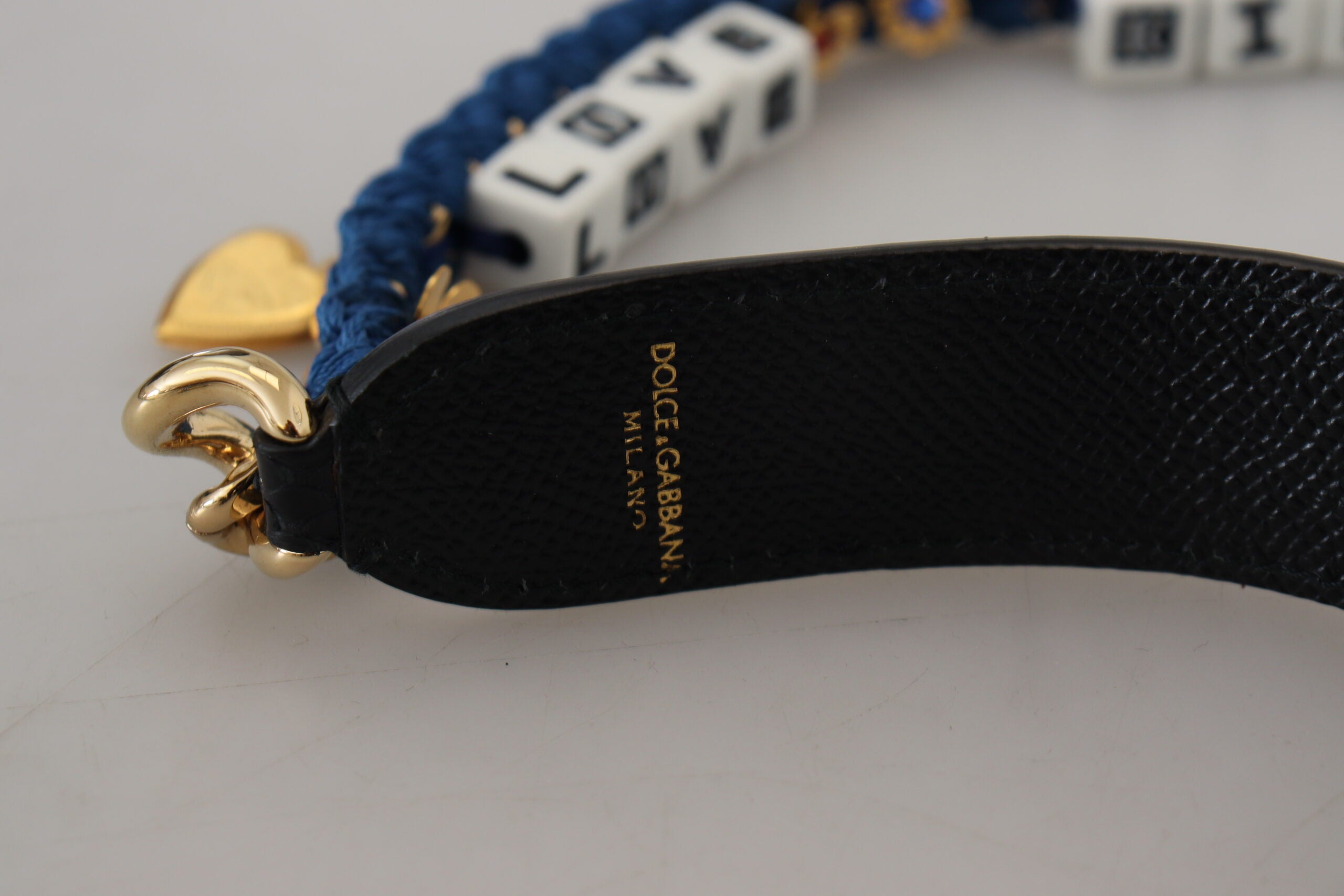 Dolce & Gabbana Lux Leather Shoulder Multicolor Strap
