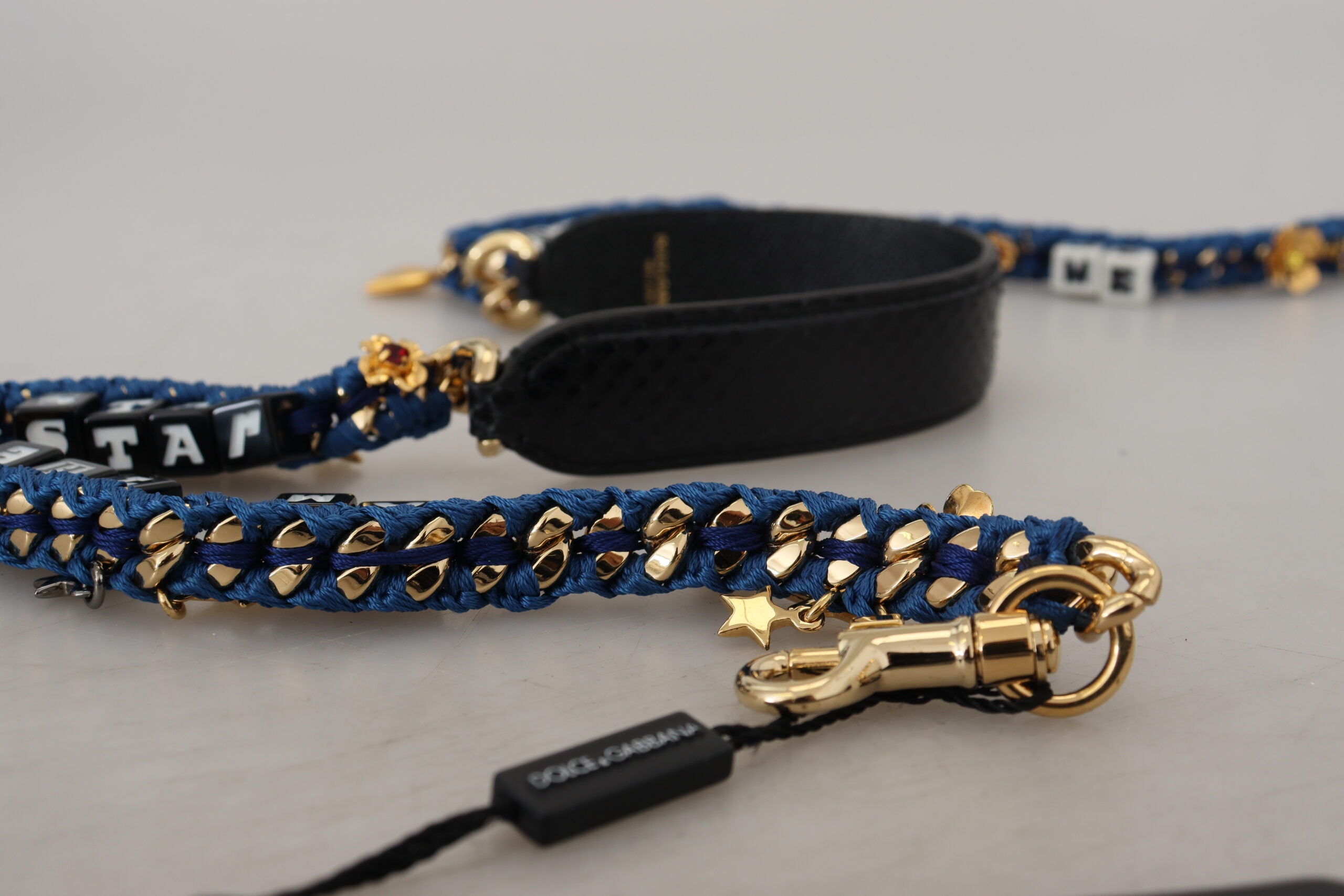 Dolce & Gabbana Lux Leather Shoulder Multicolor Strap