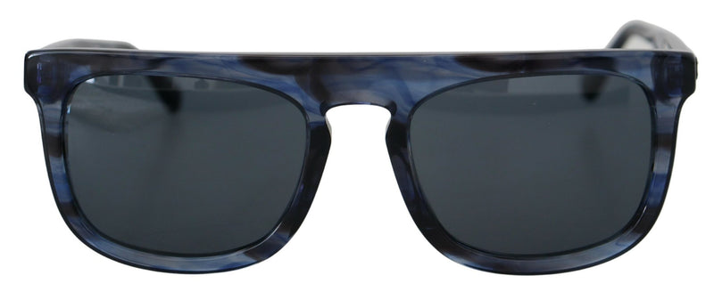 Dolce & Gabbana Blue Acetate Full Rim Frame Sunglasses Glam Steals