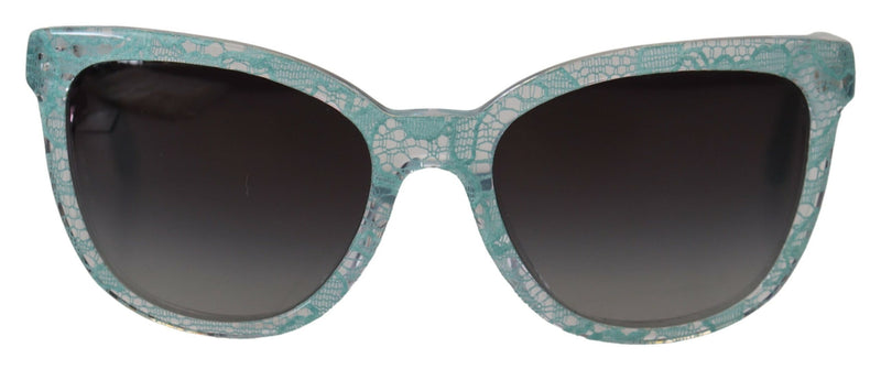 Dolce & Gabbana Blue Crystal Acetate Butterfly Sunglasses Glam Steals