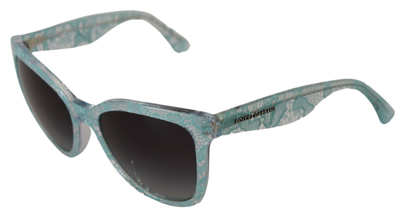 Dolce & Gabbana Blue Crystal Acetate Butterfly Sunglasses Glam Steals