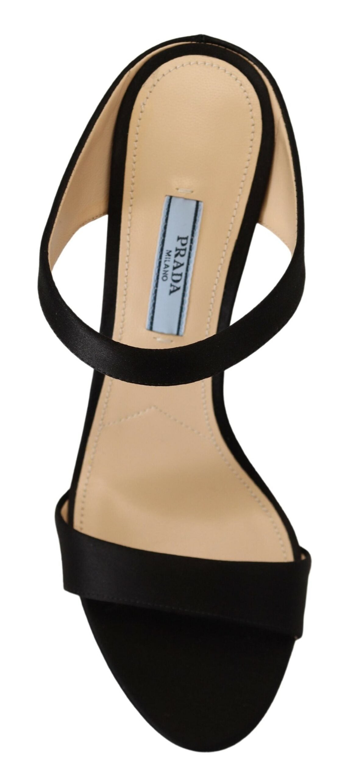 Prada Elegant Leather Heels Black Pumps