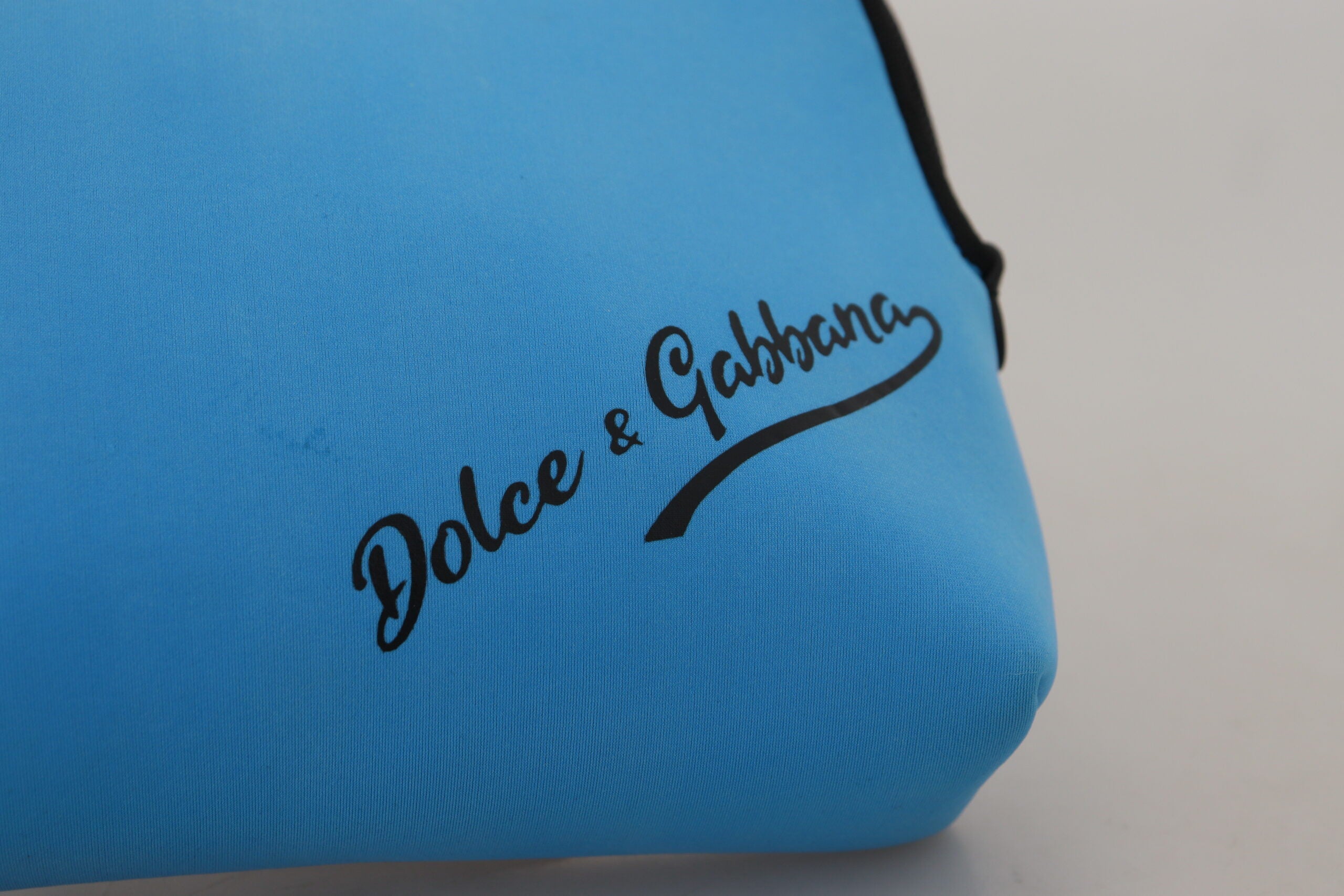 Dolce & Gabbana Elegant Polyamide Pouch Blue Bag