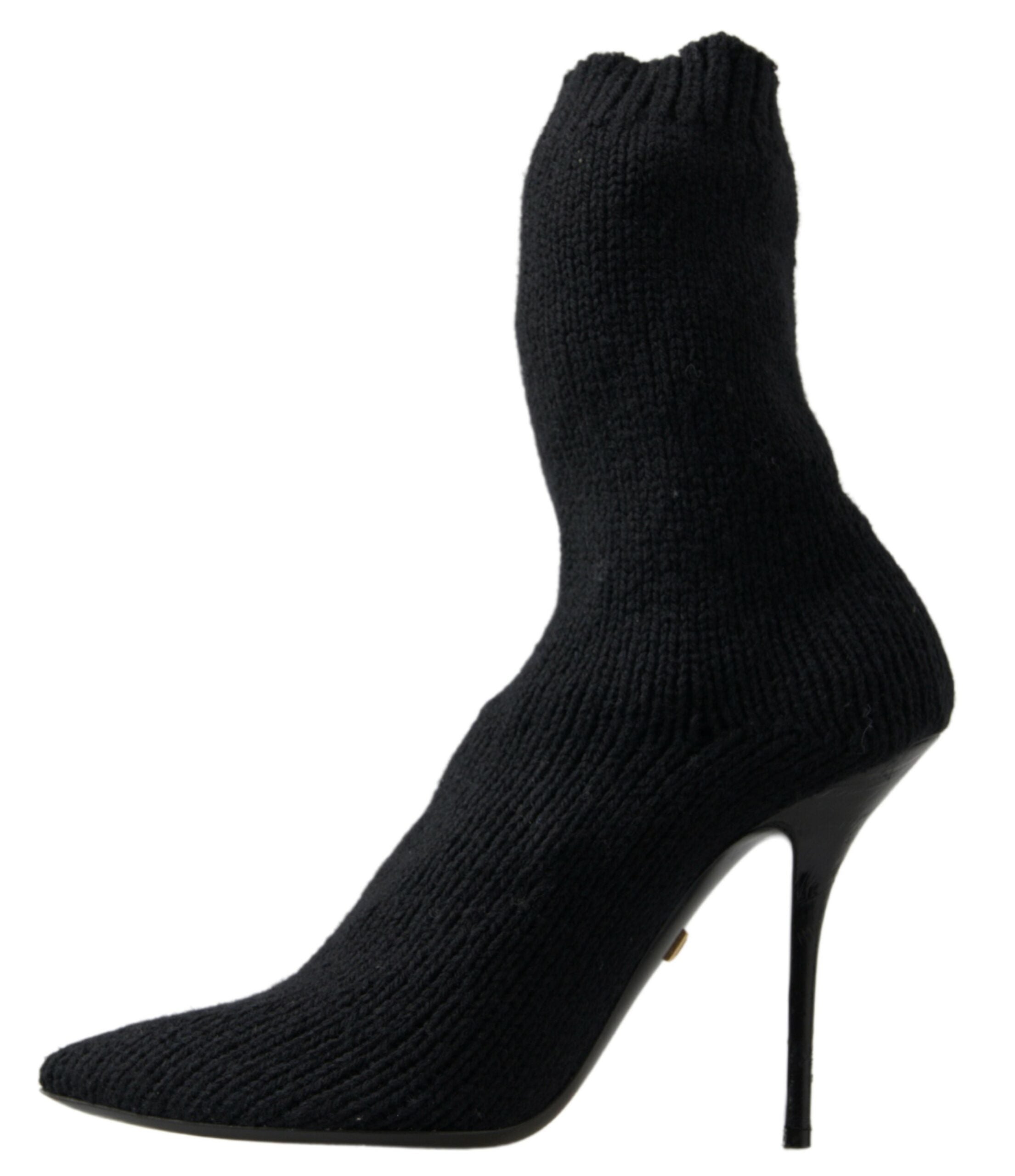 Dolce & Gabbana Elegant Viscose Mid-Calf Black Boots
