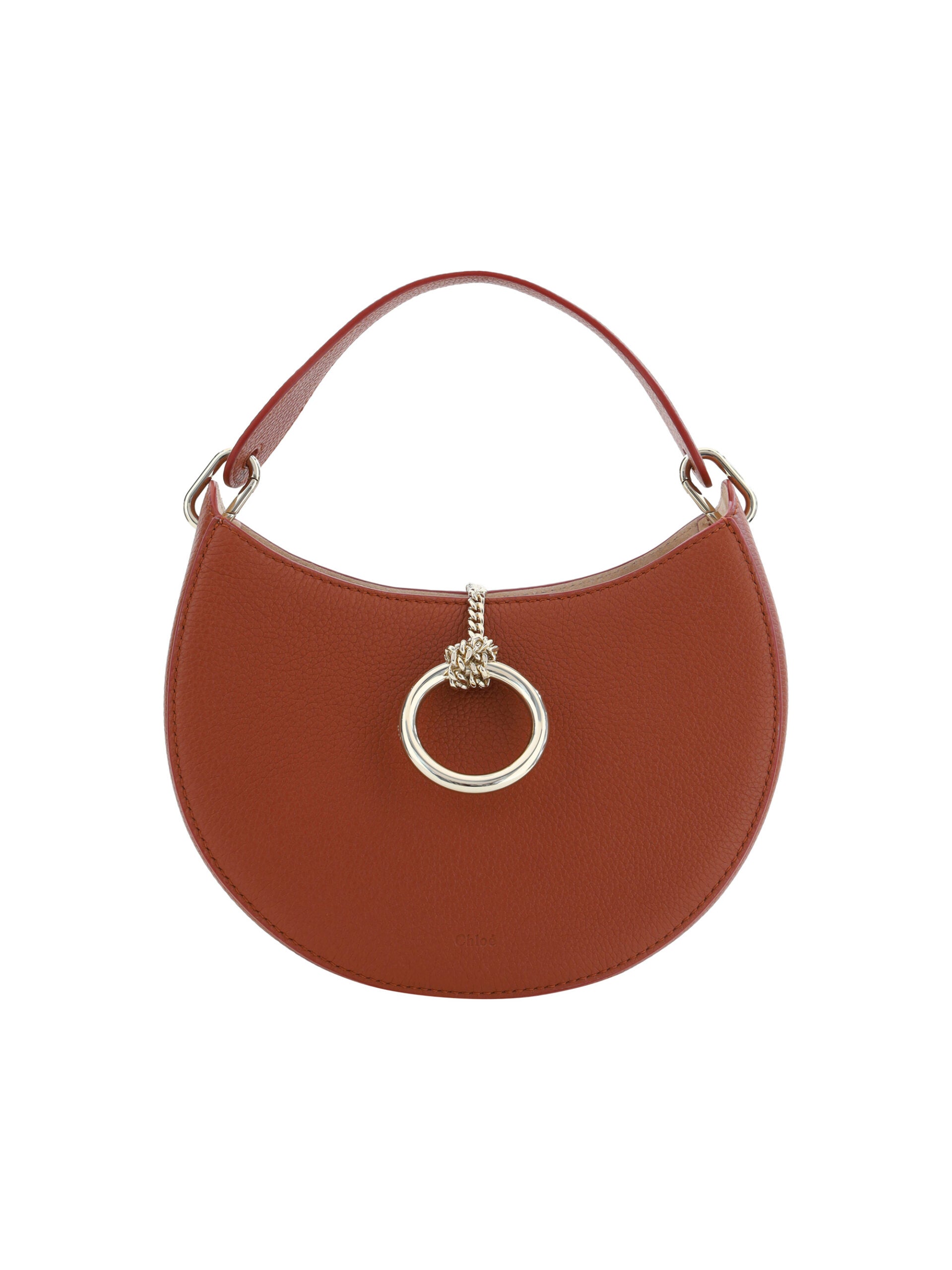 Chloé Sepia Small Arlène Leather Shoulder Brown Bag