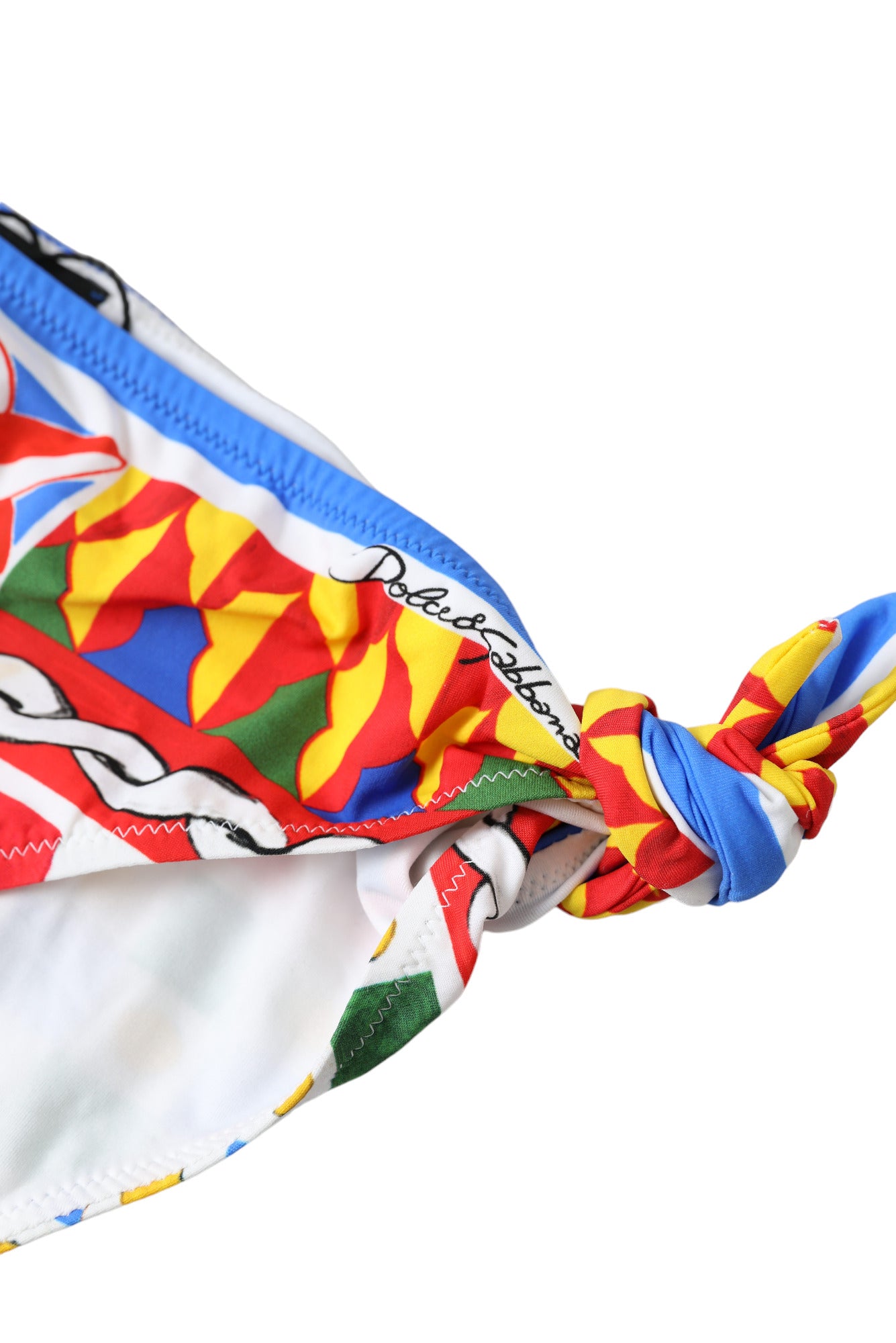 Dolce & Gabbana Carretto Print Bikini Multicolor Bottom