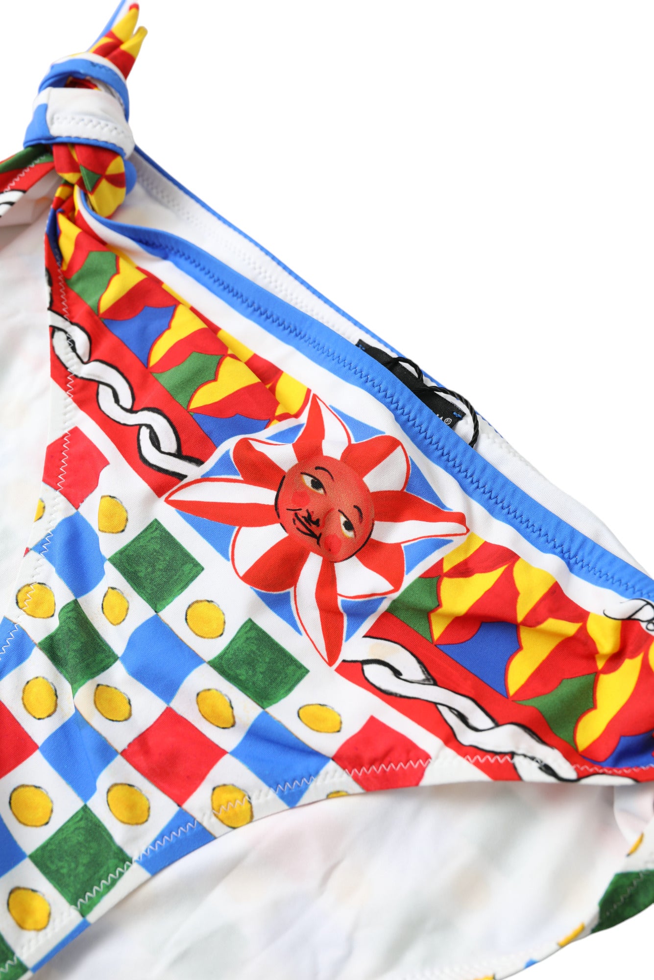 Dolce & Gabbana Carretto Print Bikini Multicolor Bottom