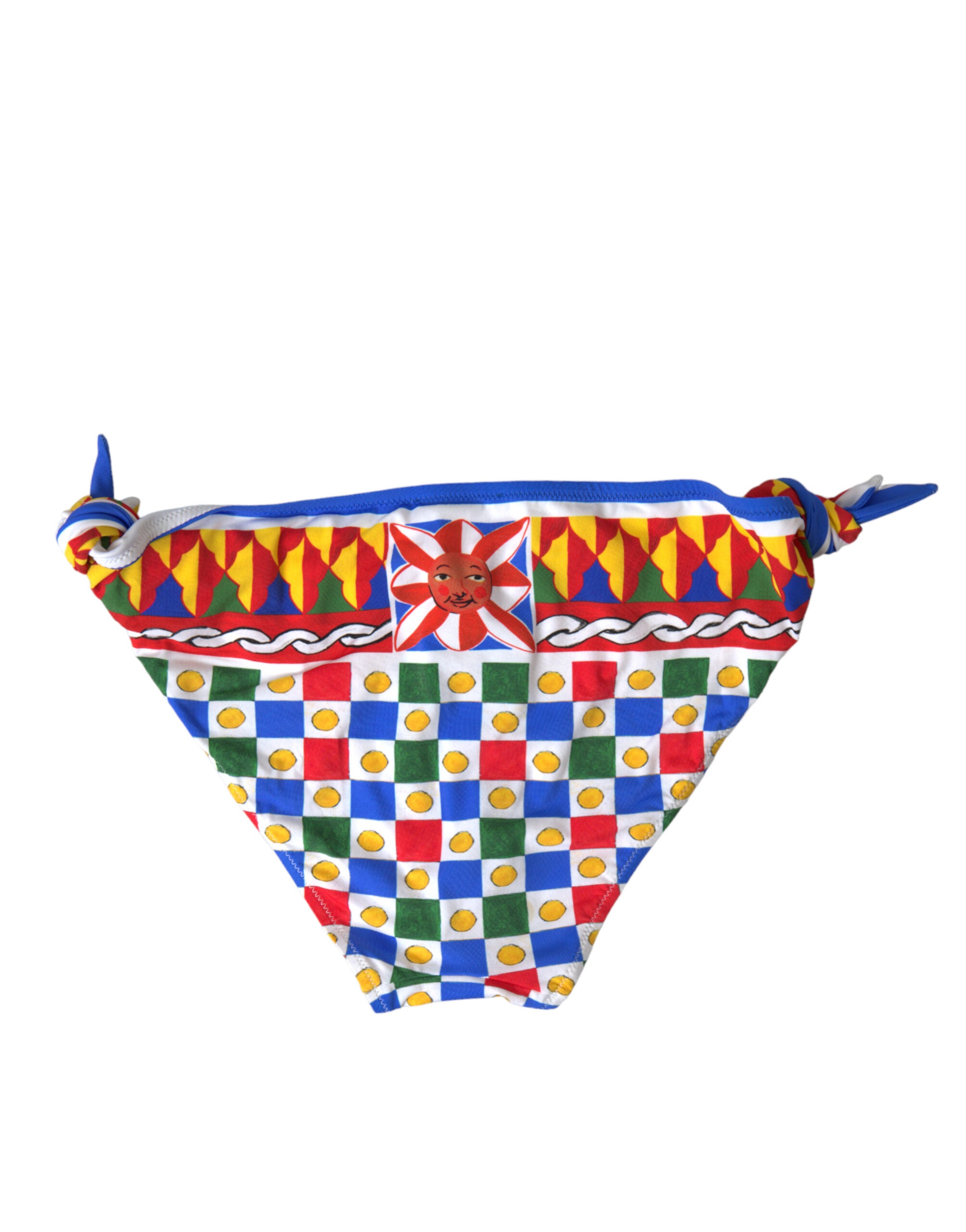Dolce & Gabbana Carretto Print Bikini Multicolor Bottom