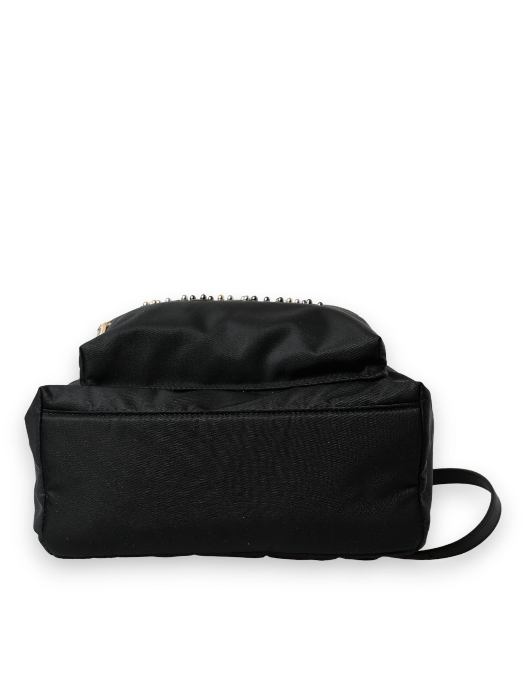 Dolce & Gabbana Elegant Detail Black Gold Backpack