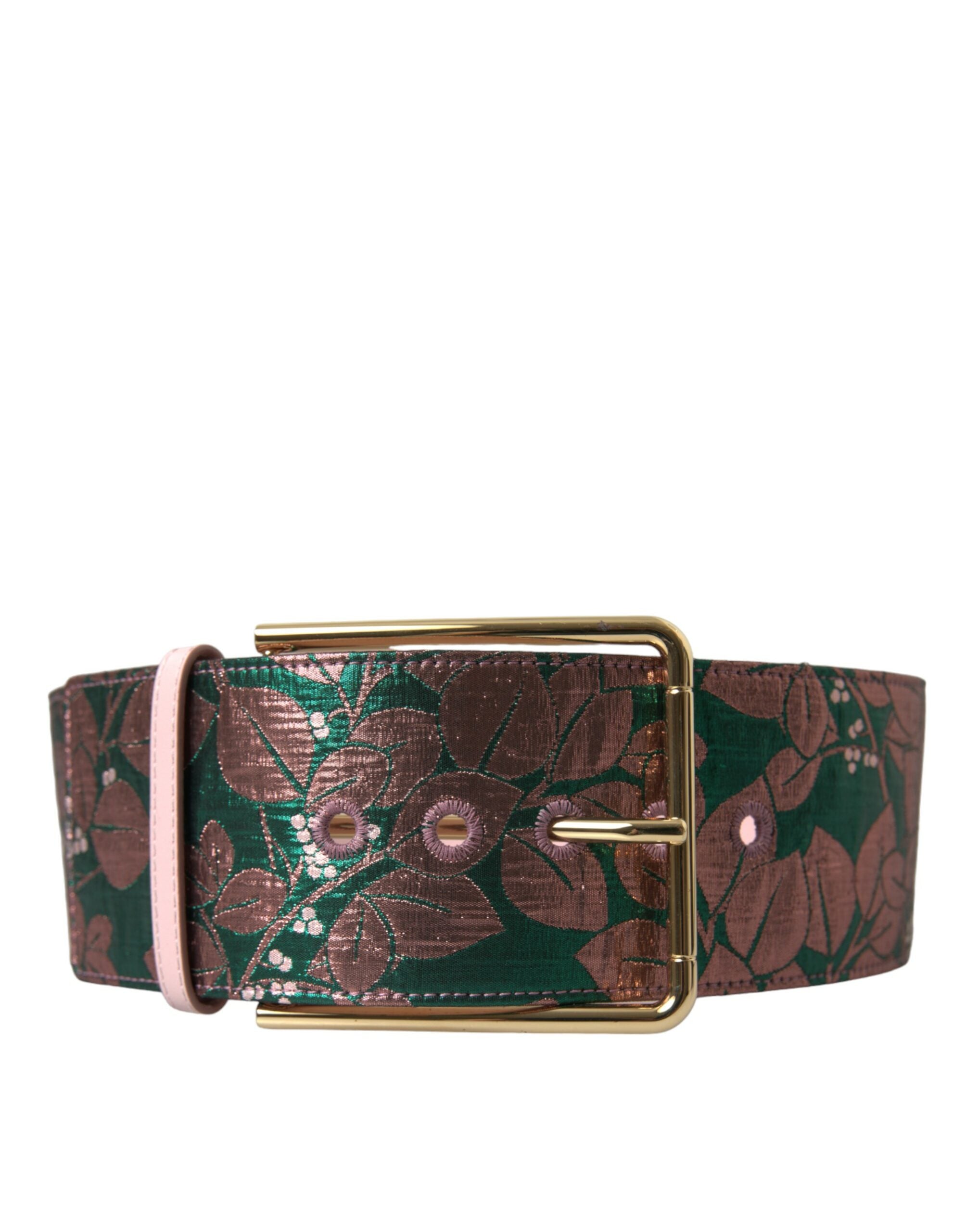Dolce & Gabbana High-Waist Statement Multicolor Belt