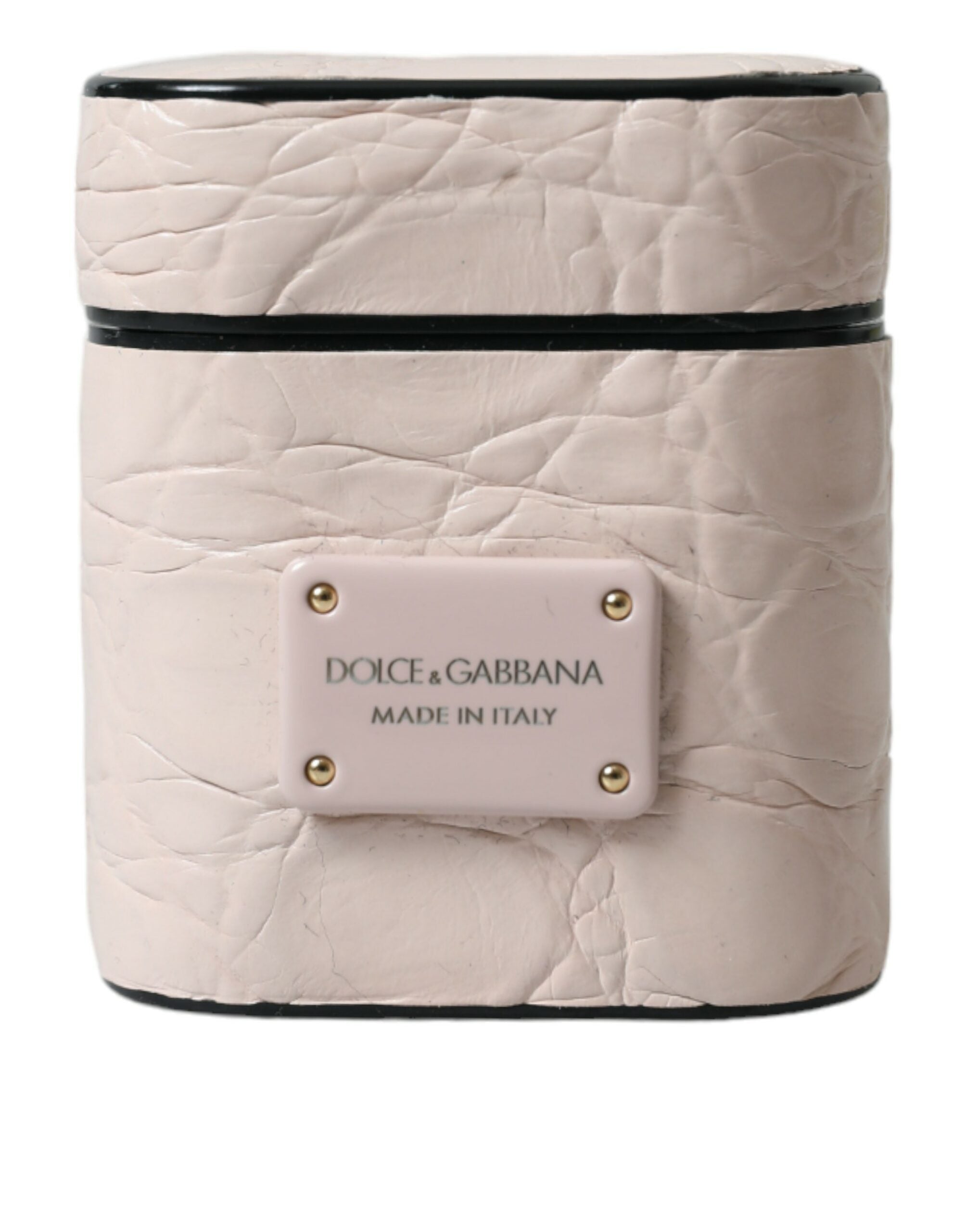 Dolce & Gabbana Elegant Light Leather Airpod Pink Case