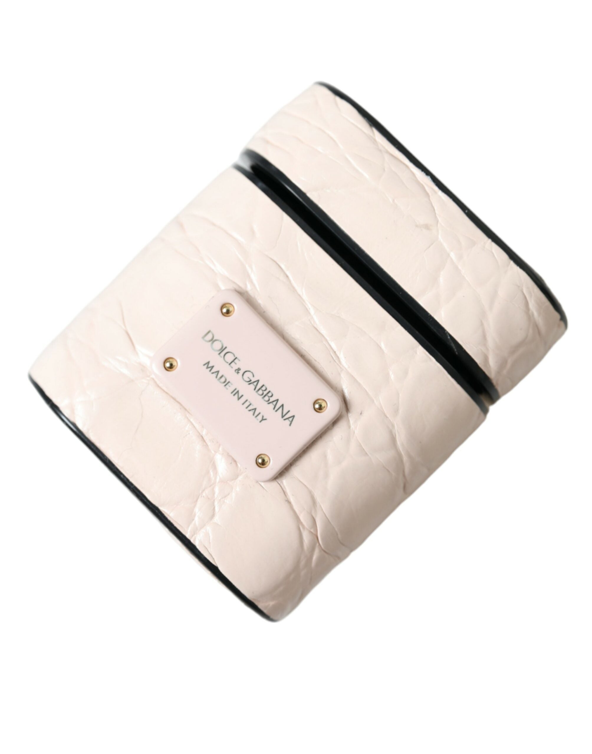 Dolce & Gabbana Elegant Light Leather Airpod Pink Case