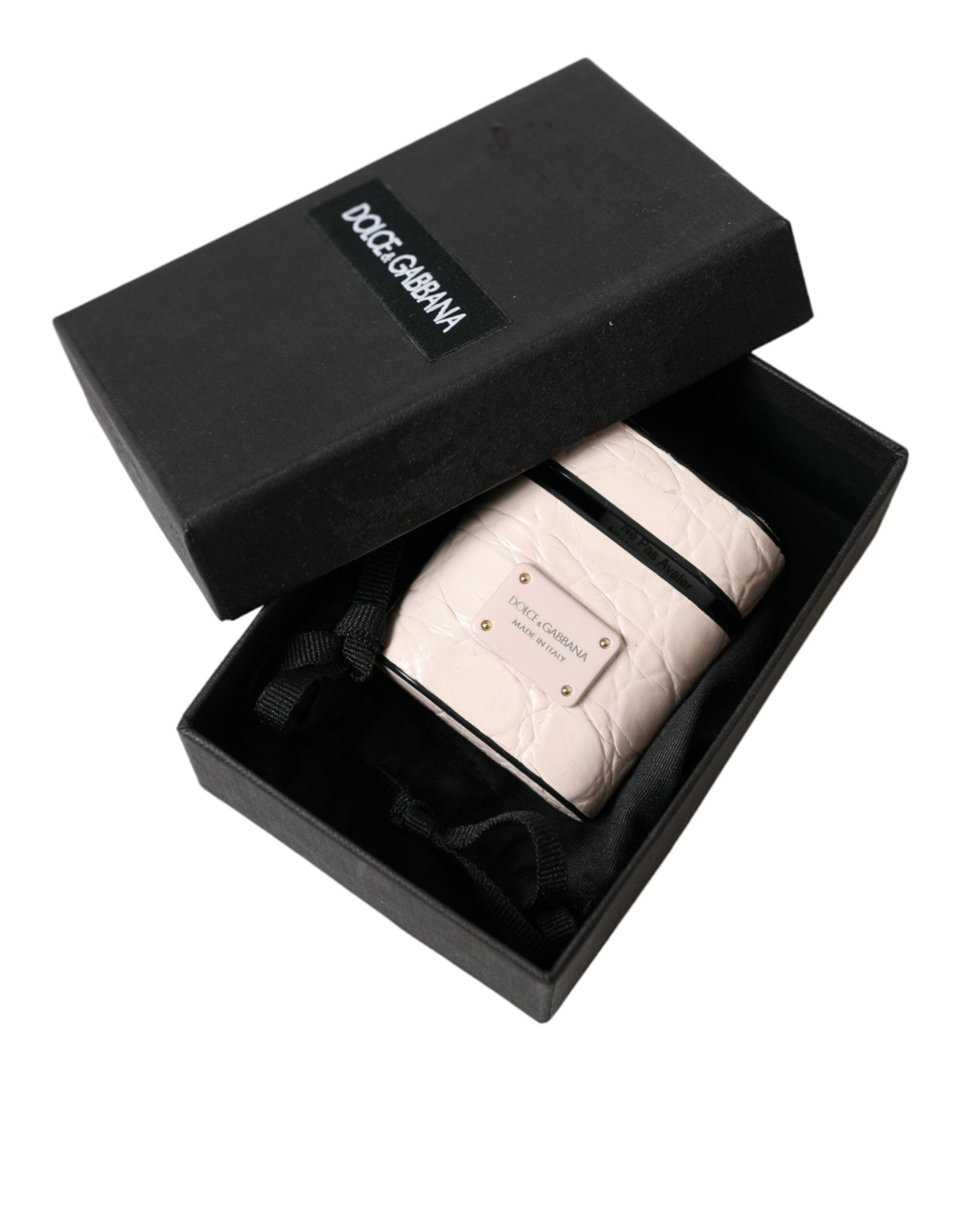 Dolce & Gabbana Elegant Light Leather Airpod Pink Case